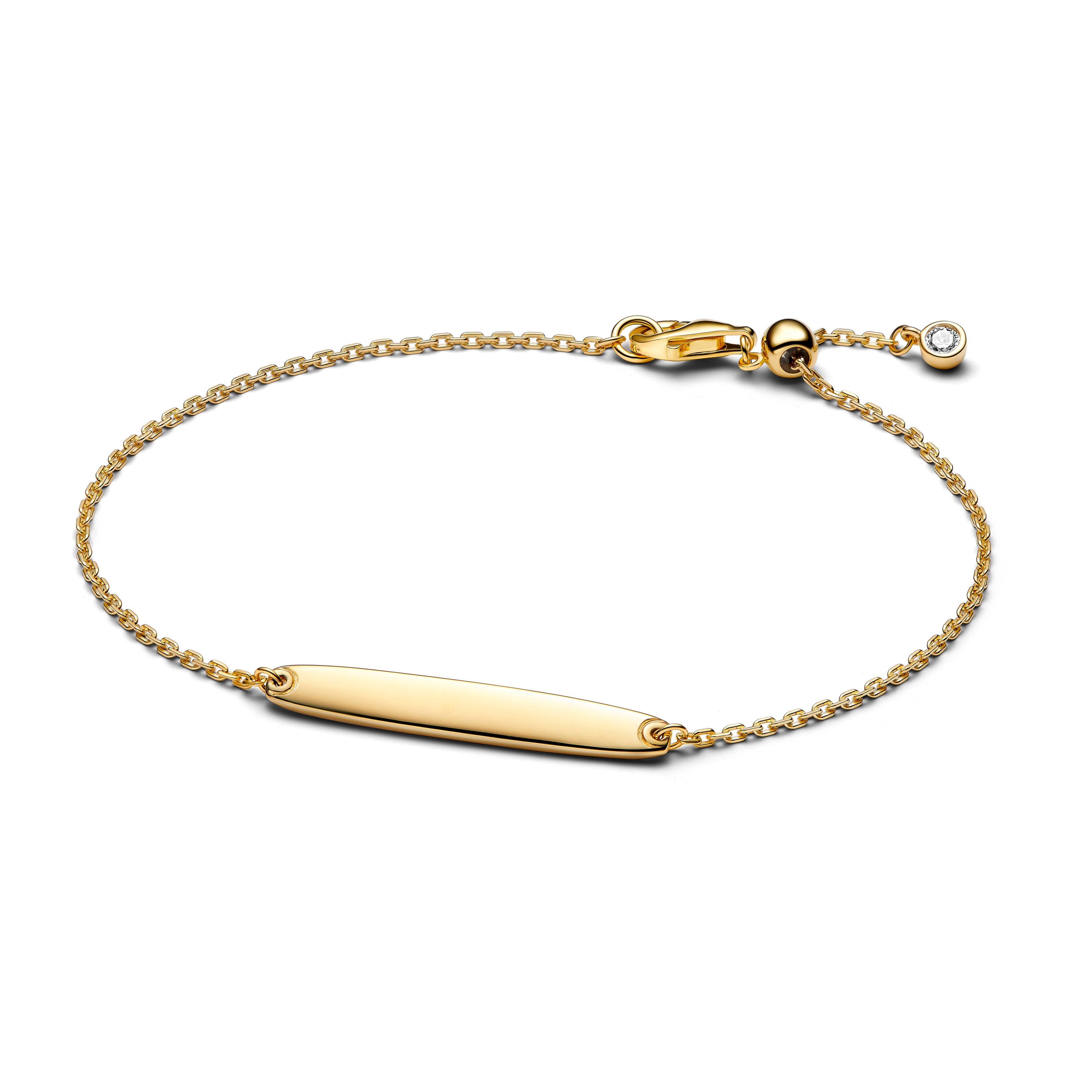 Brazalete De Cadena Con Barra Grabable-0