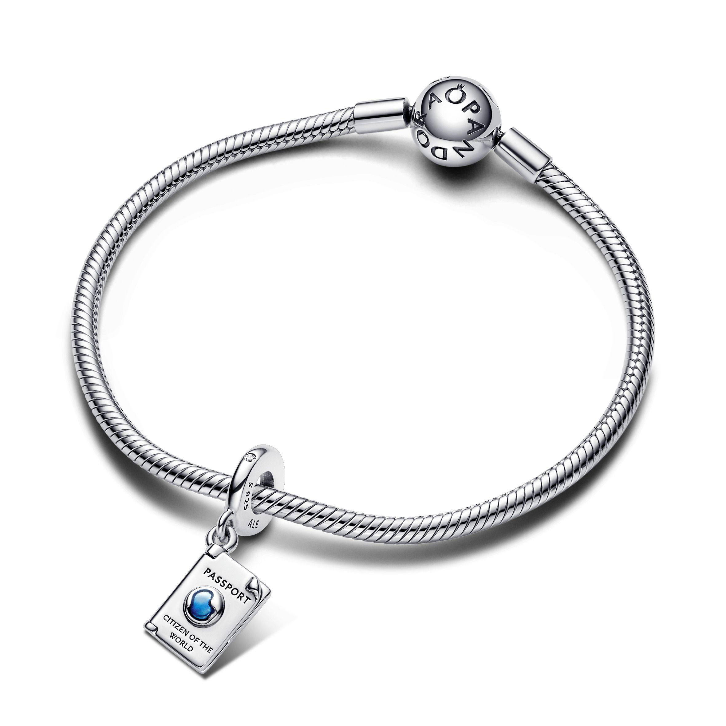 Gift set Pulsera en Plata con Dije Pasaporte-0