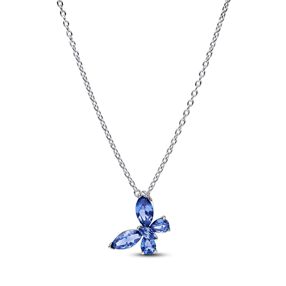 Juego de regalo de joyería Mariposa azul-1