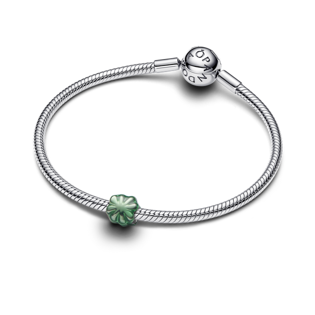 Mini Charm Trébol Verde-2