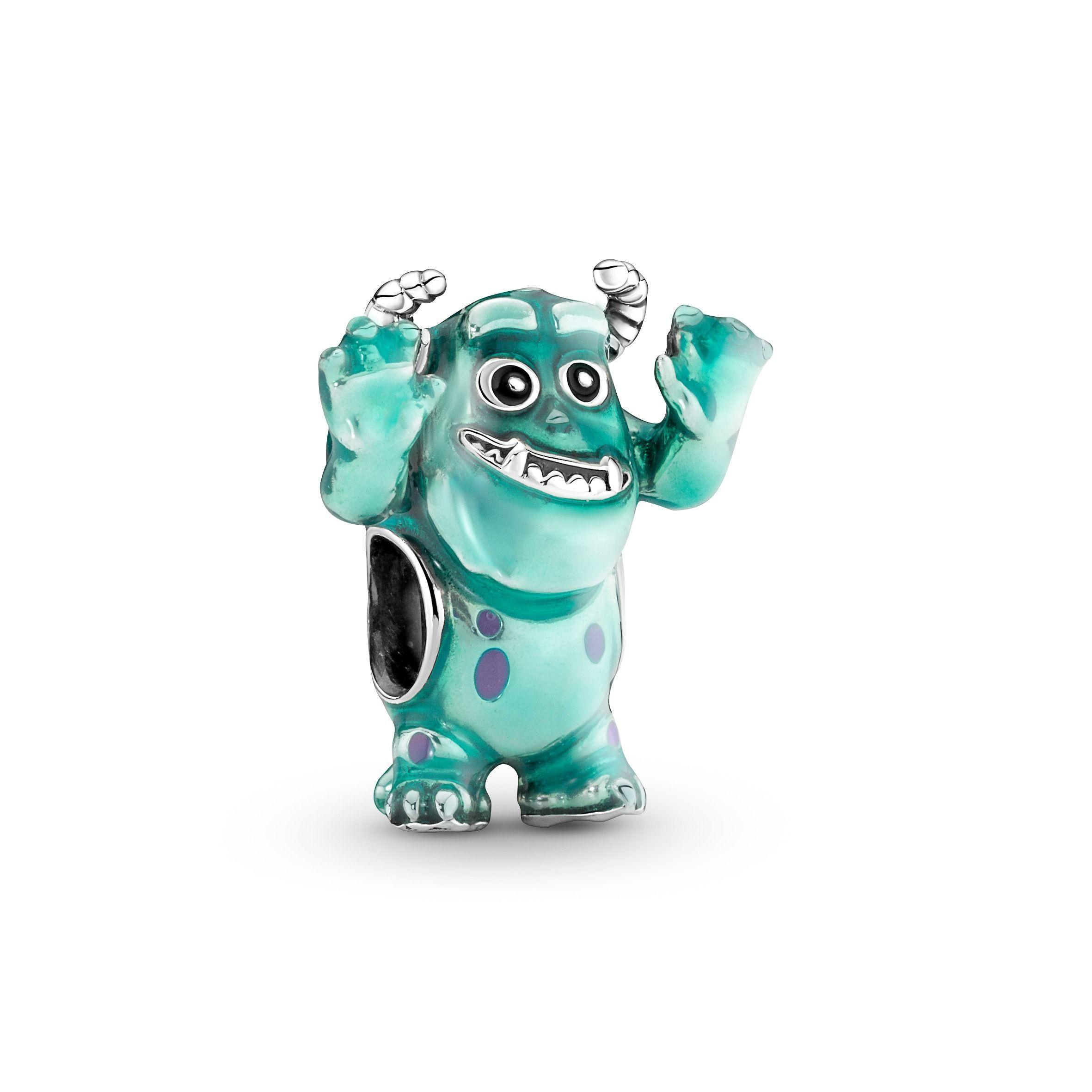 Charm en Plata Disney Pixar Sulley Esmaltes Diversos-0