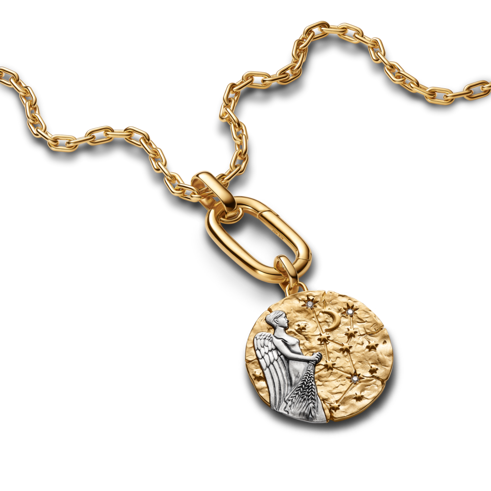 Charm Medallón Grande Signo Zodical Virgo-2