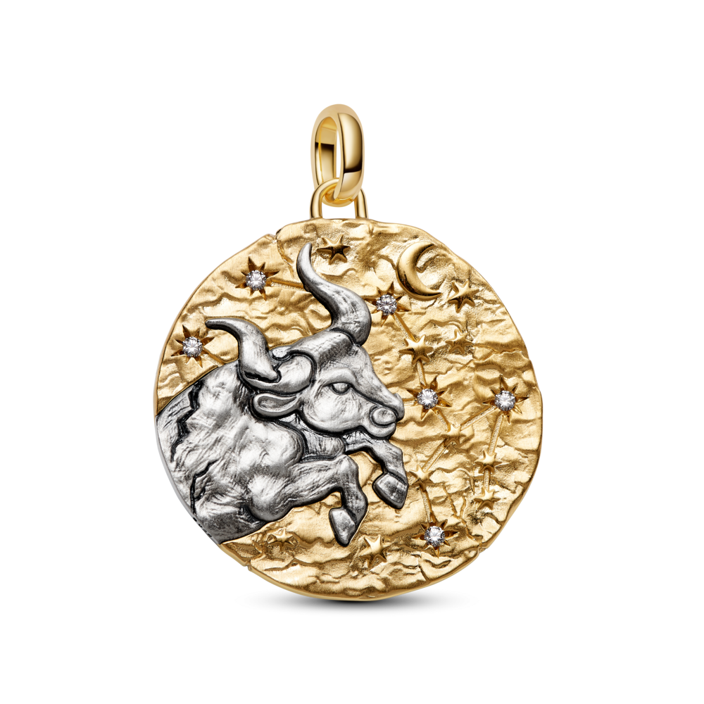Charm Medallón Grande Signo Zodical Tauro-0