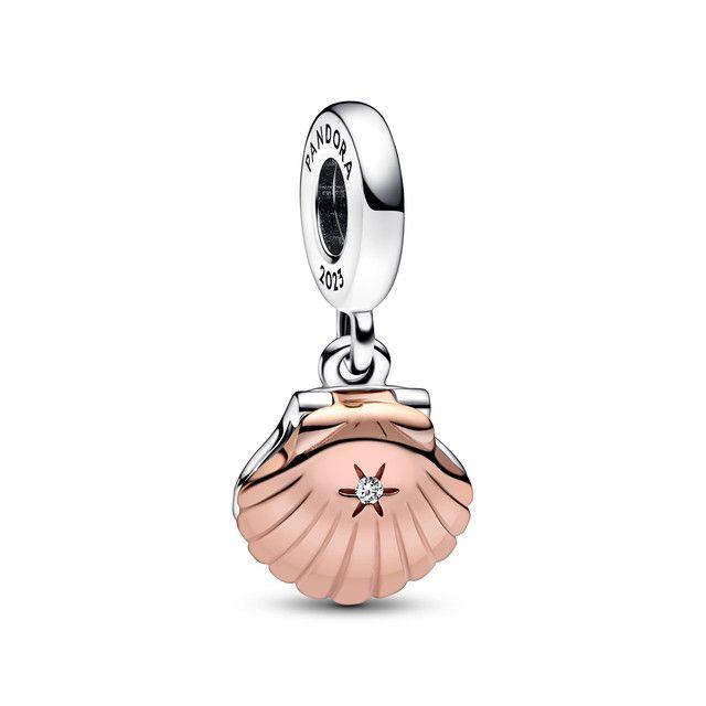 Charm del Club Pandora 2023 Concha marina y Perla cultivada-0
