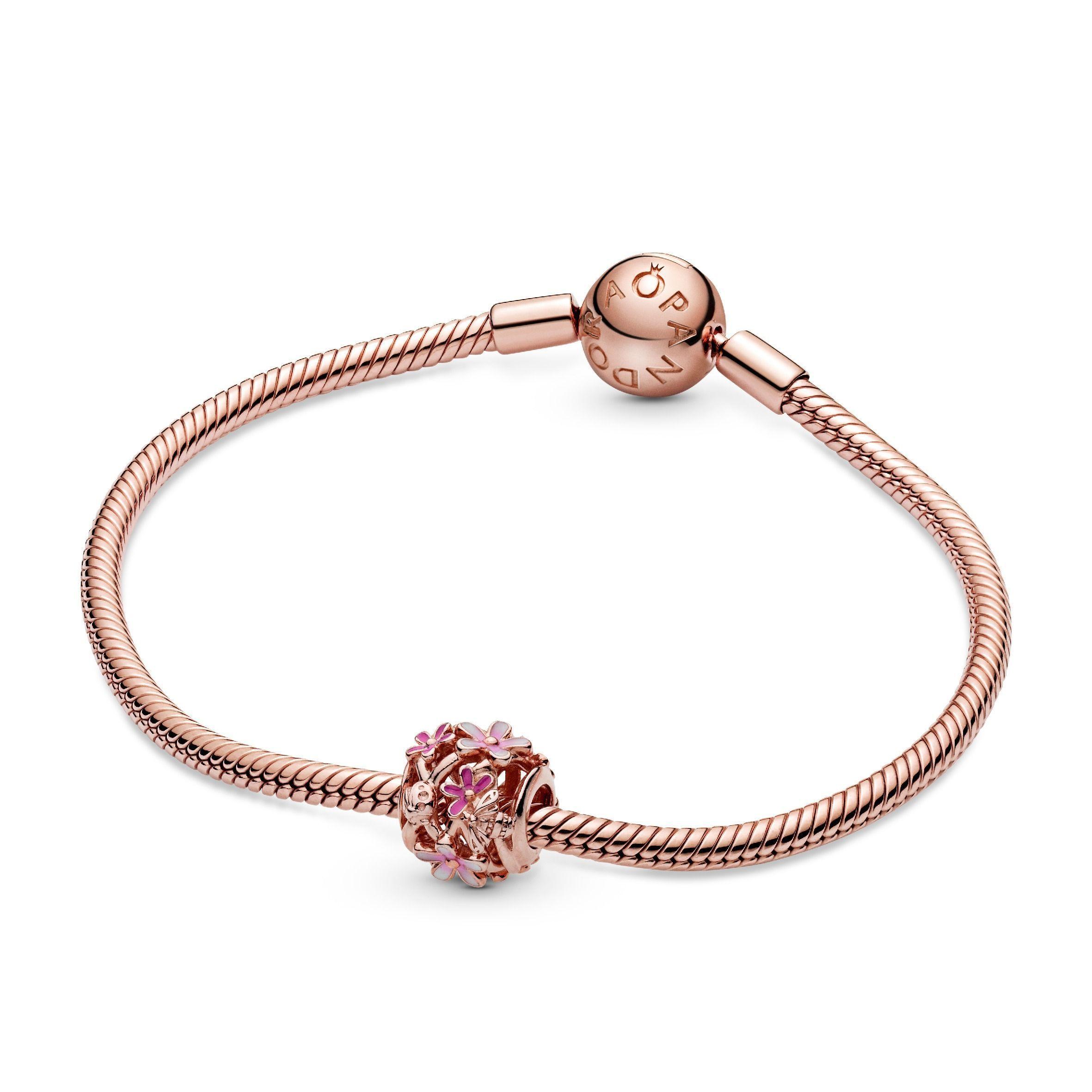 Charm Margarita Rosa Openwork-1