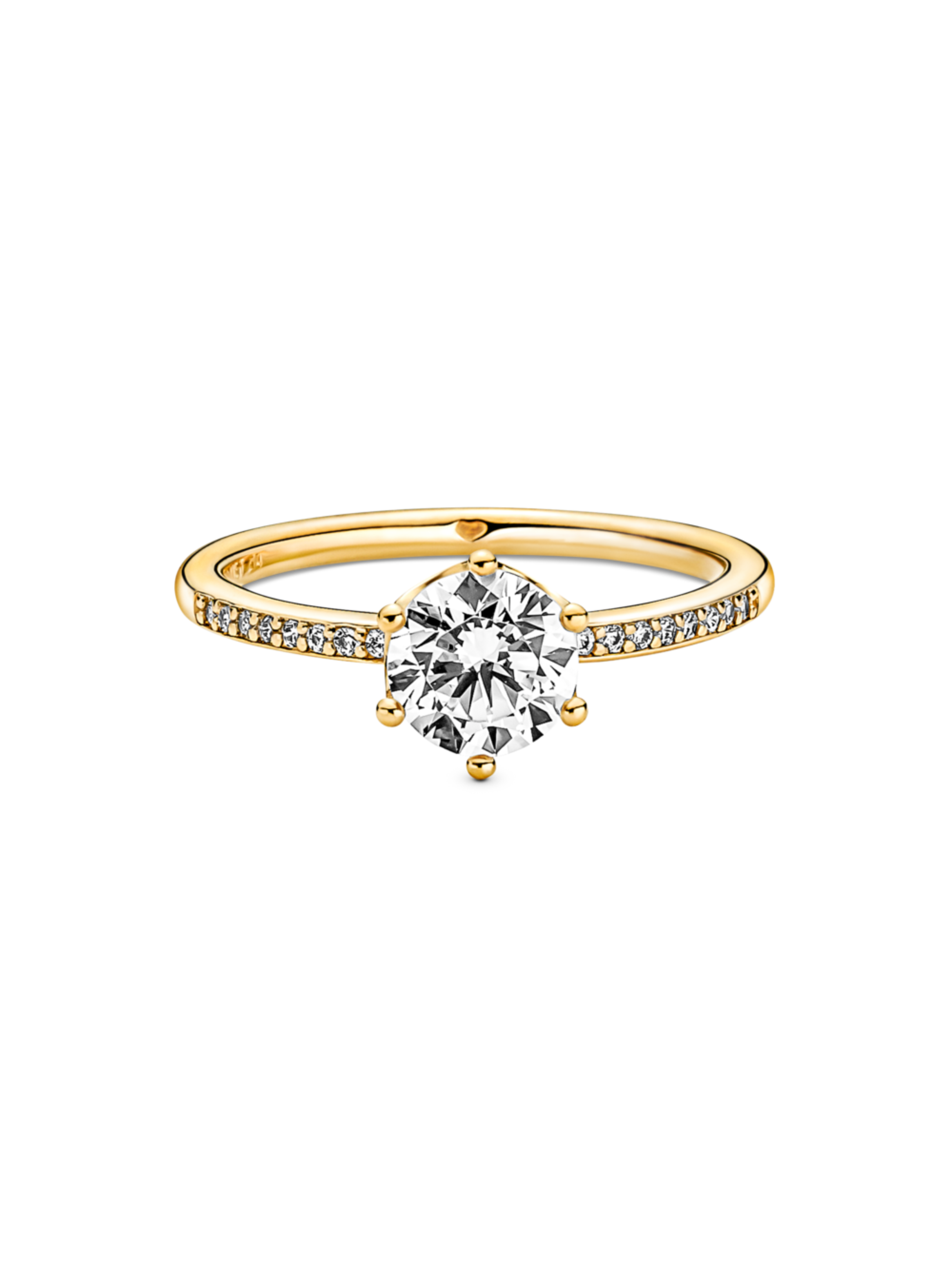 Anillo en Shine Corona Brillante Circonia Cúbica Clara-0
