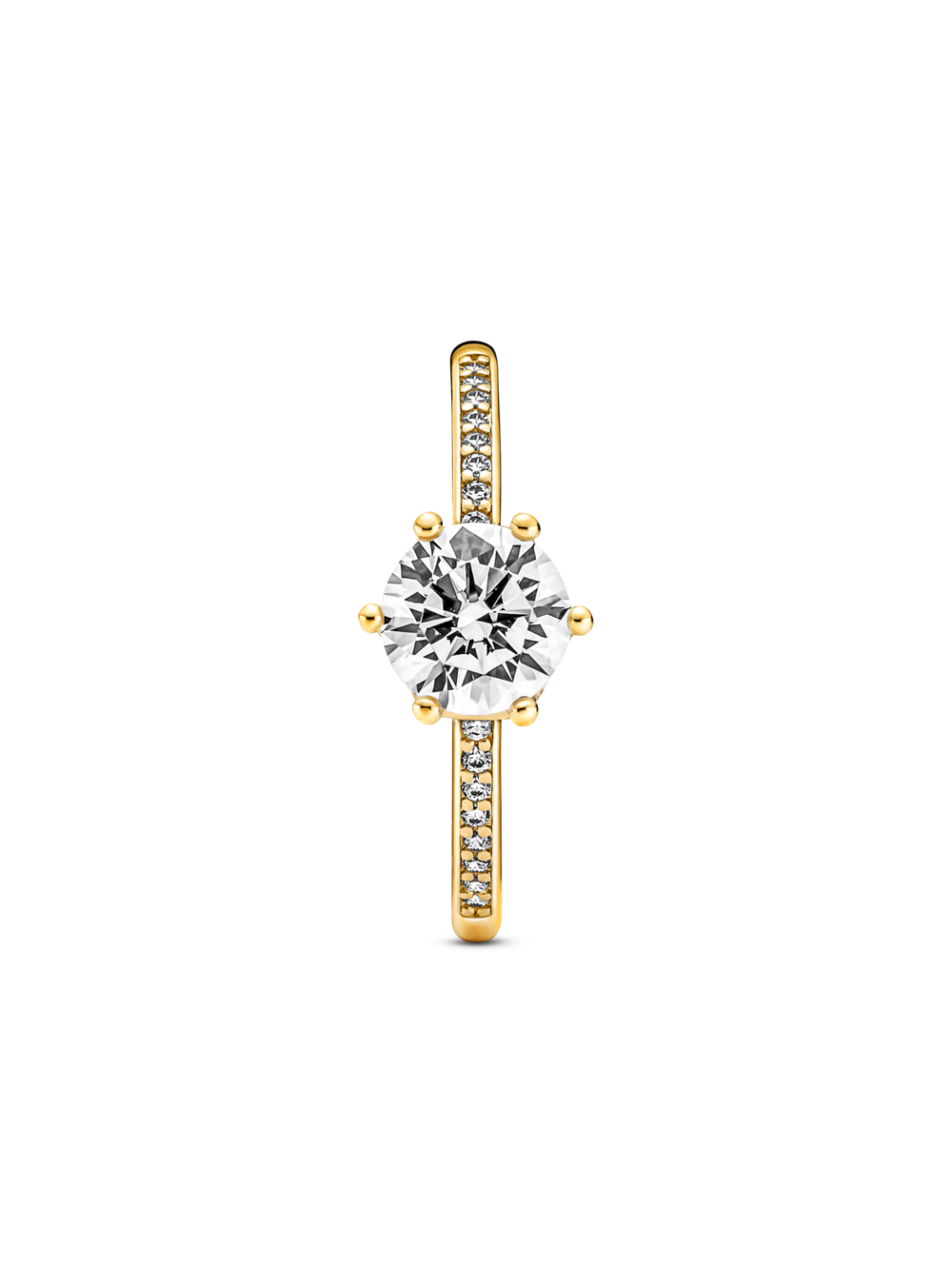 Anillo en Shine Corona Brillante Circonia Cúbica Clara-1