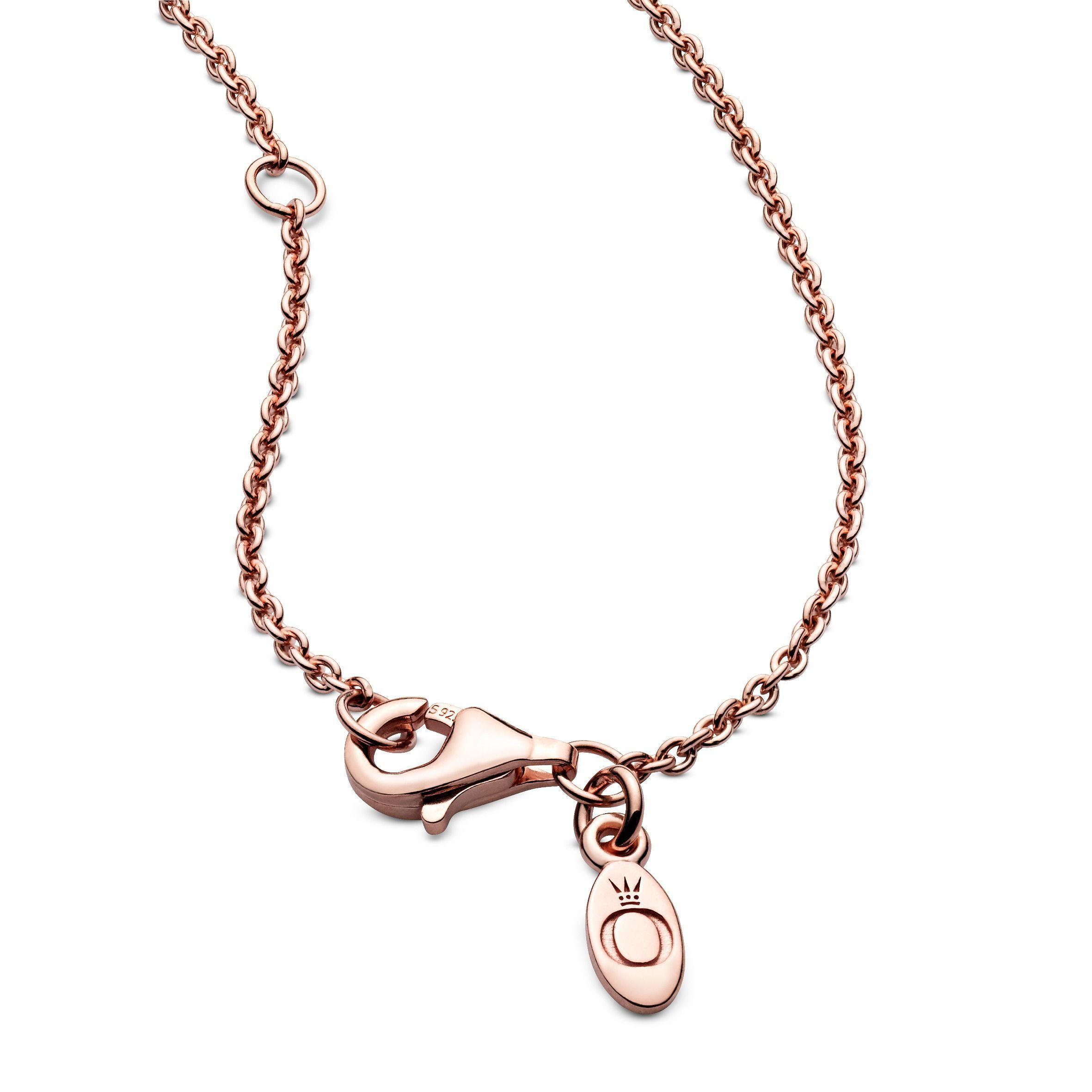Collar Cadena Clásica Recubrimiento en Oro Rosa-2
