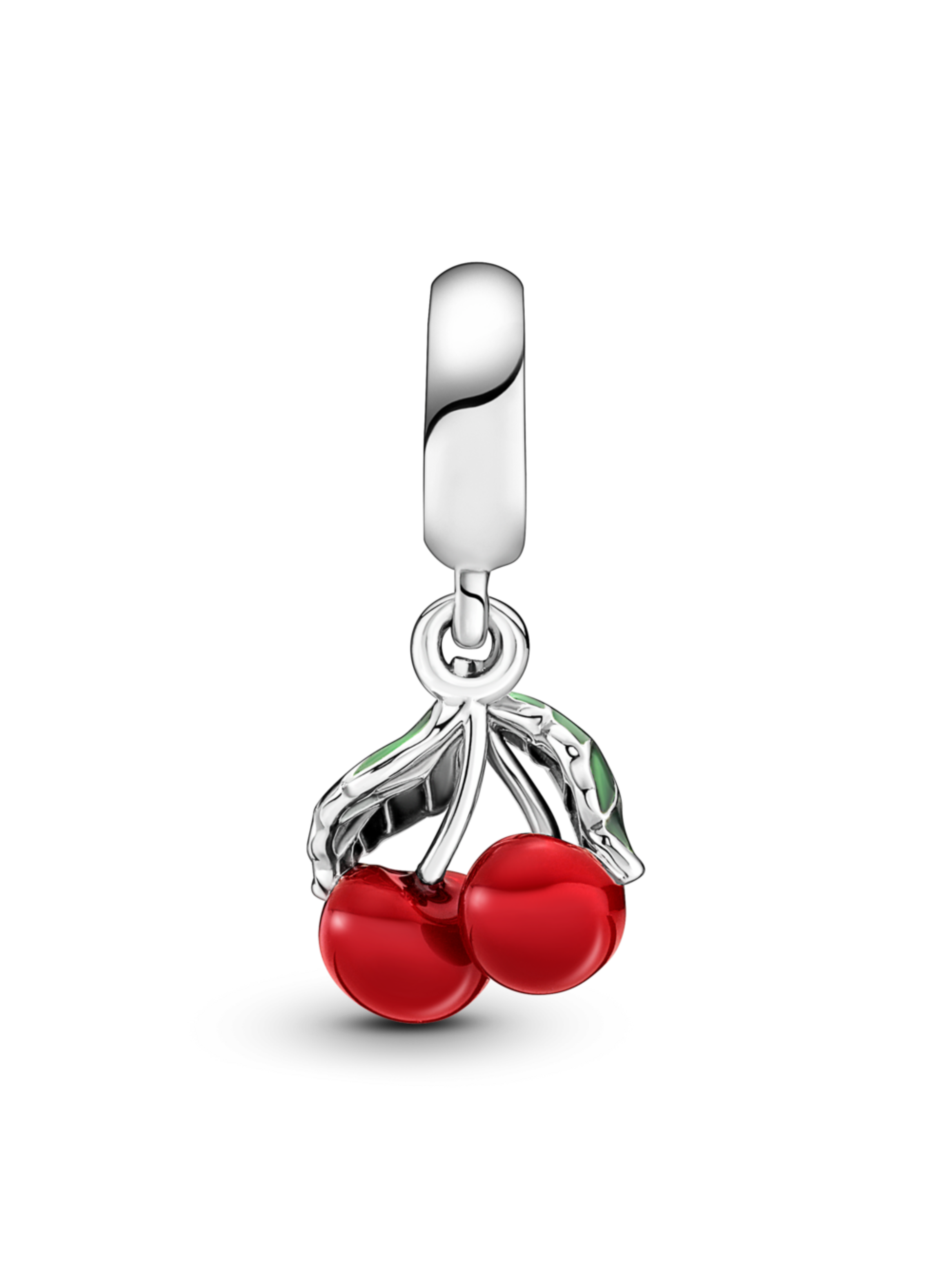 Gift Set Pulsera con Dije Colgante Cereza Asimetrica-2