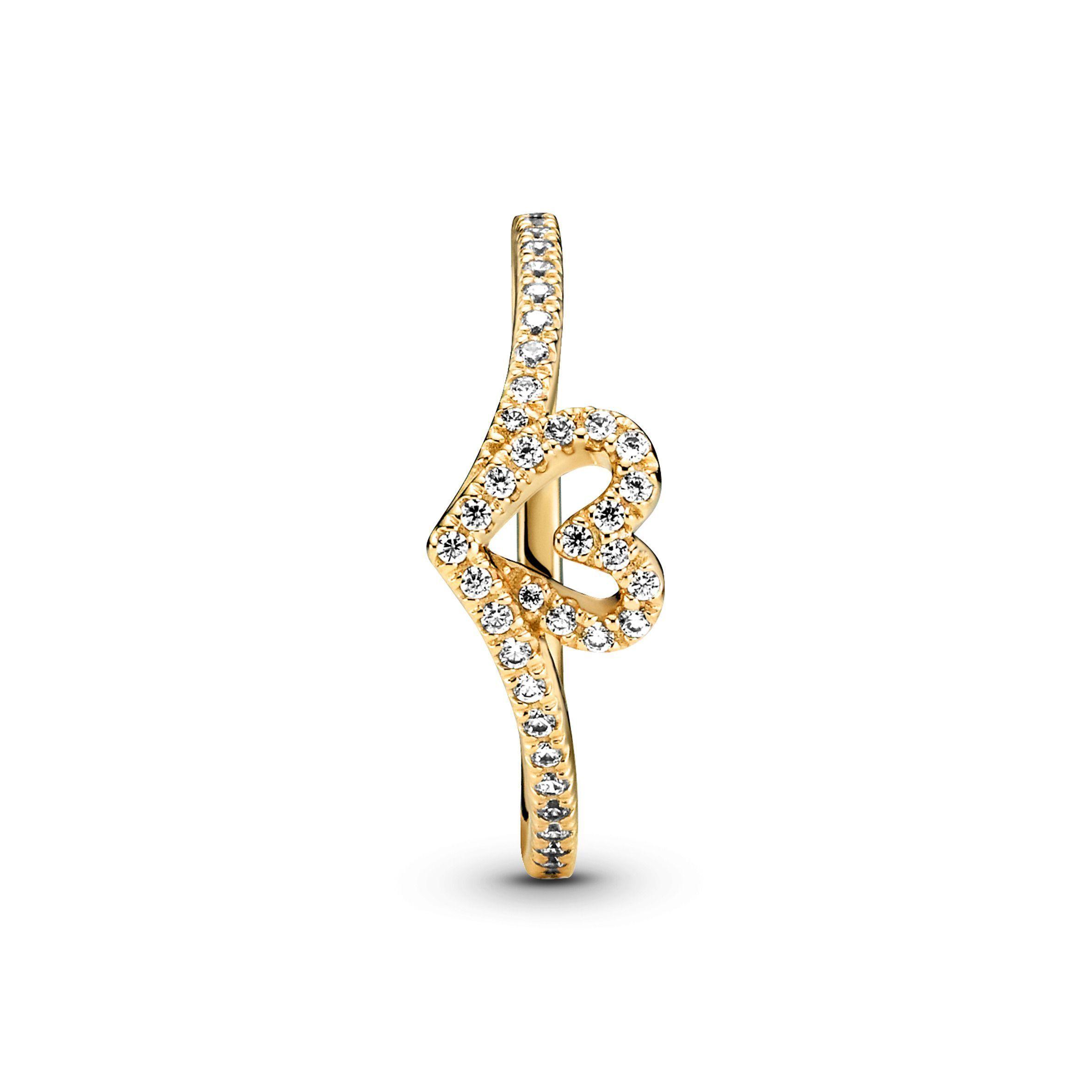 Anillo en Shine Brillante Deseo Corazon Atemporal-1