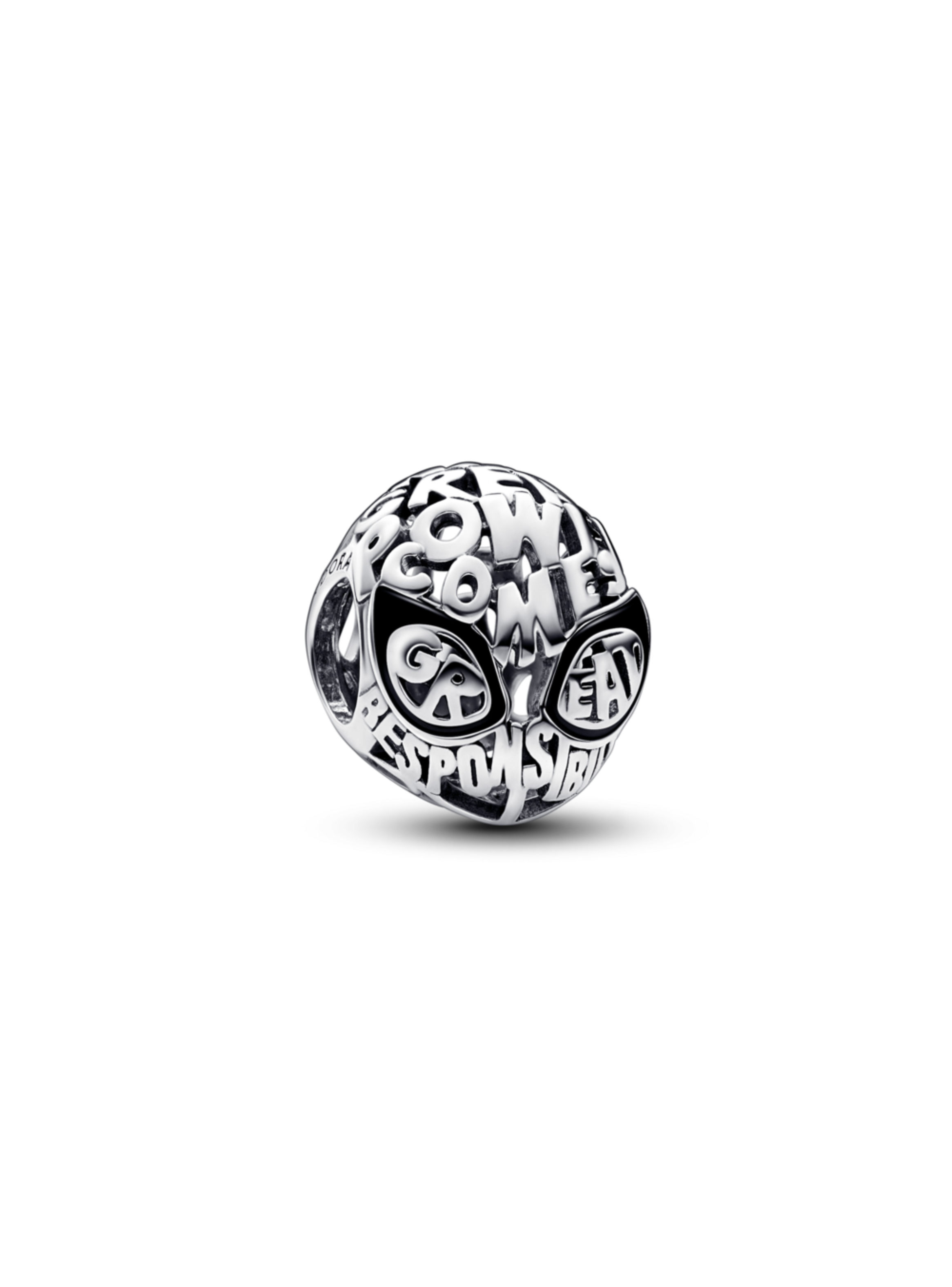 Charm en Plata Marvel por PANDORA Marvel Spider Man Mascara-0
