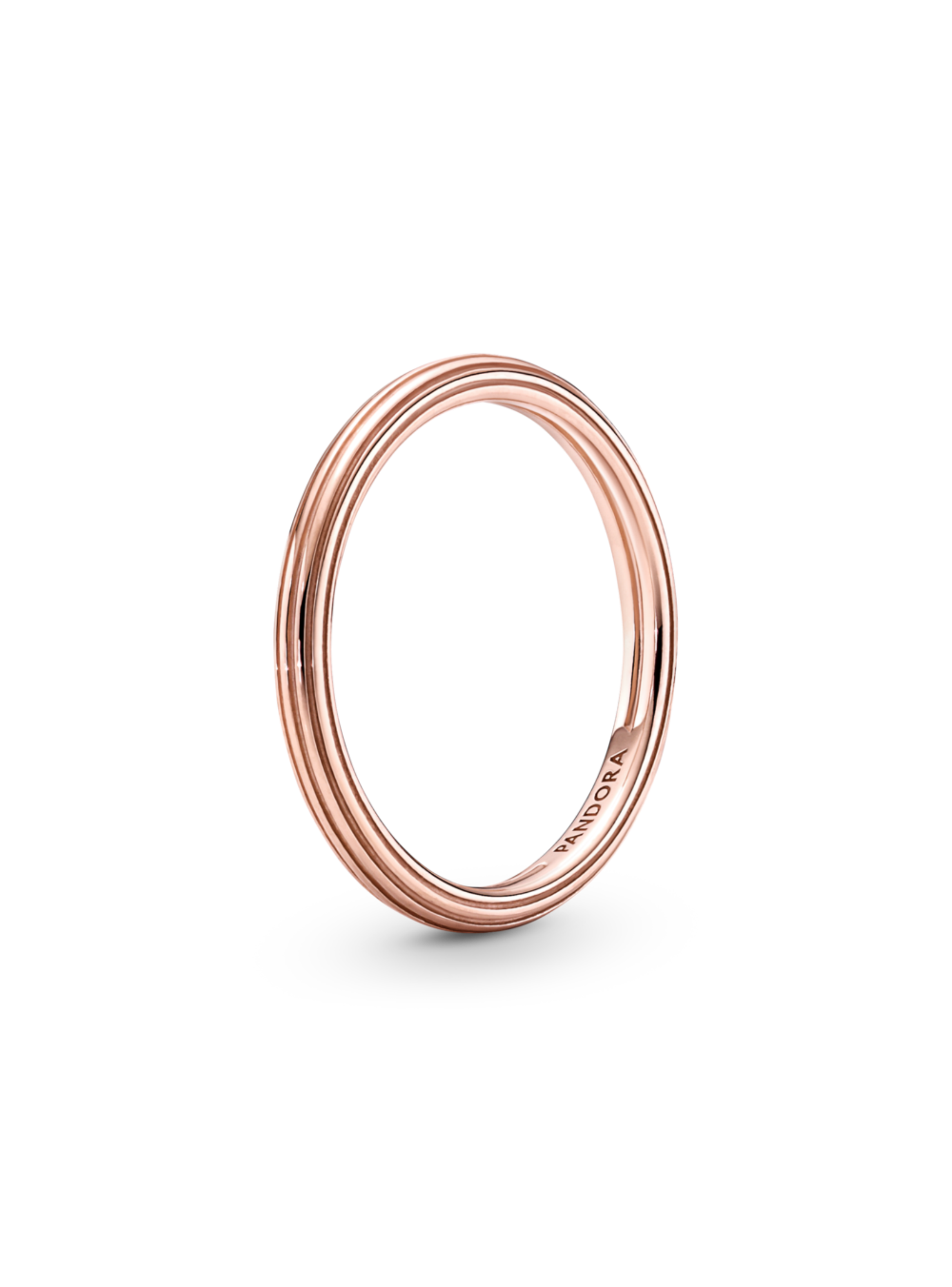 Anillo Recubrimiento en Oro Rosa 14K Pandora Me-2