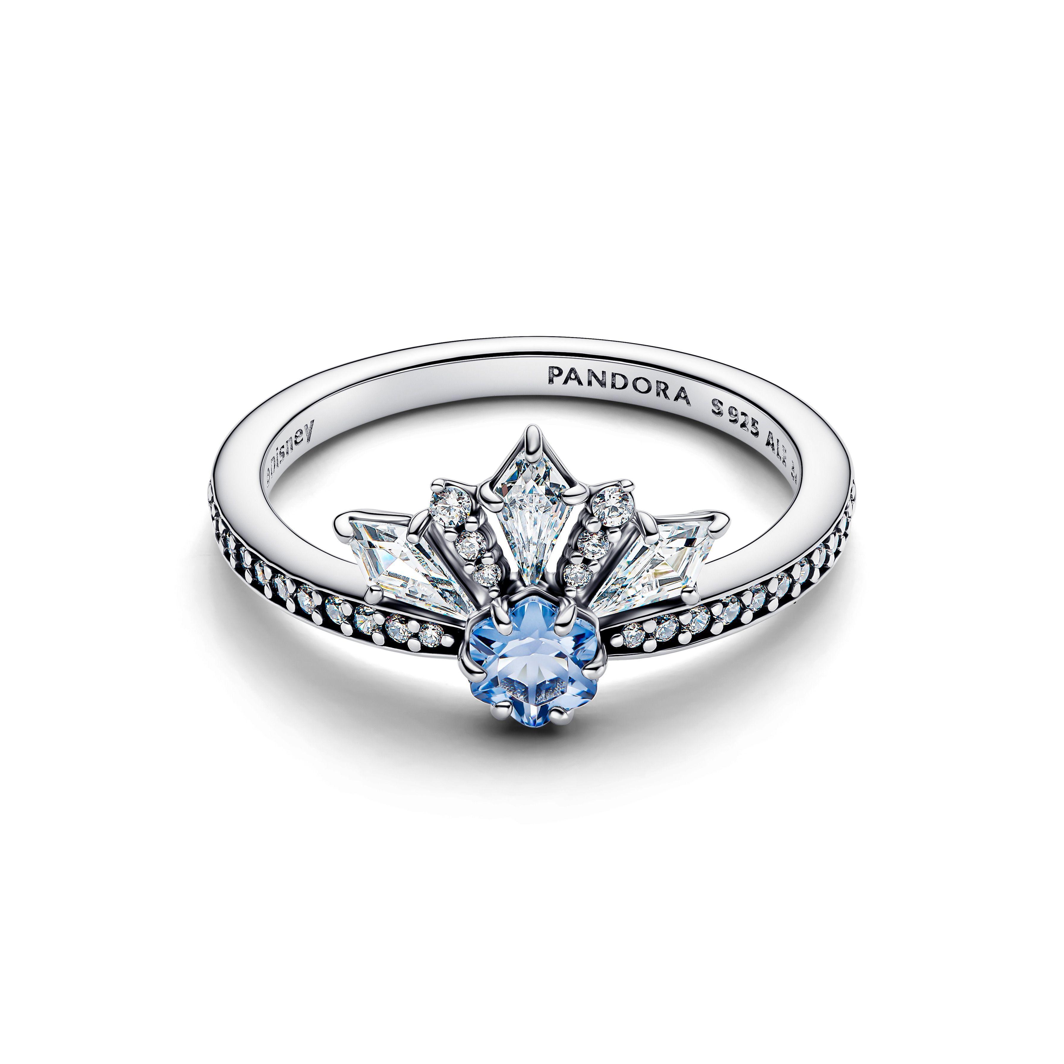 Anillo Tiara de la Reina Elsa de Frozen de Disney-0