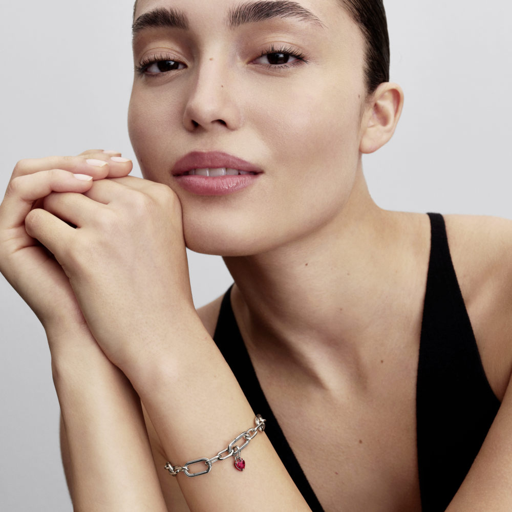 Charm Mini Colgante Corazón Chakra Rojo-3