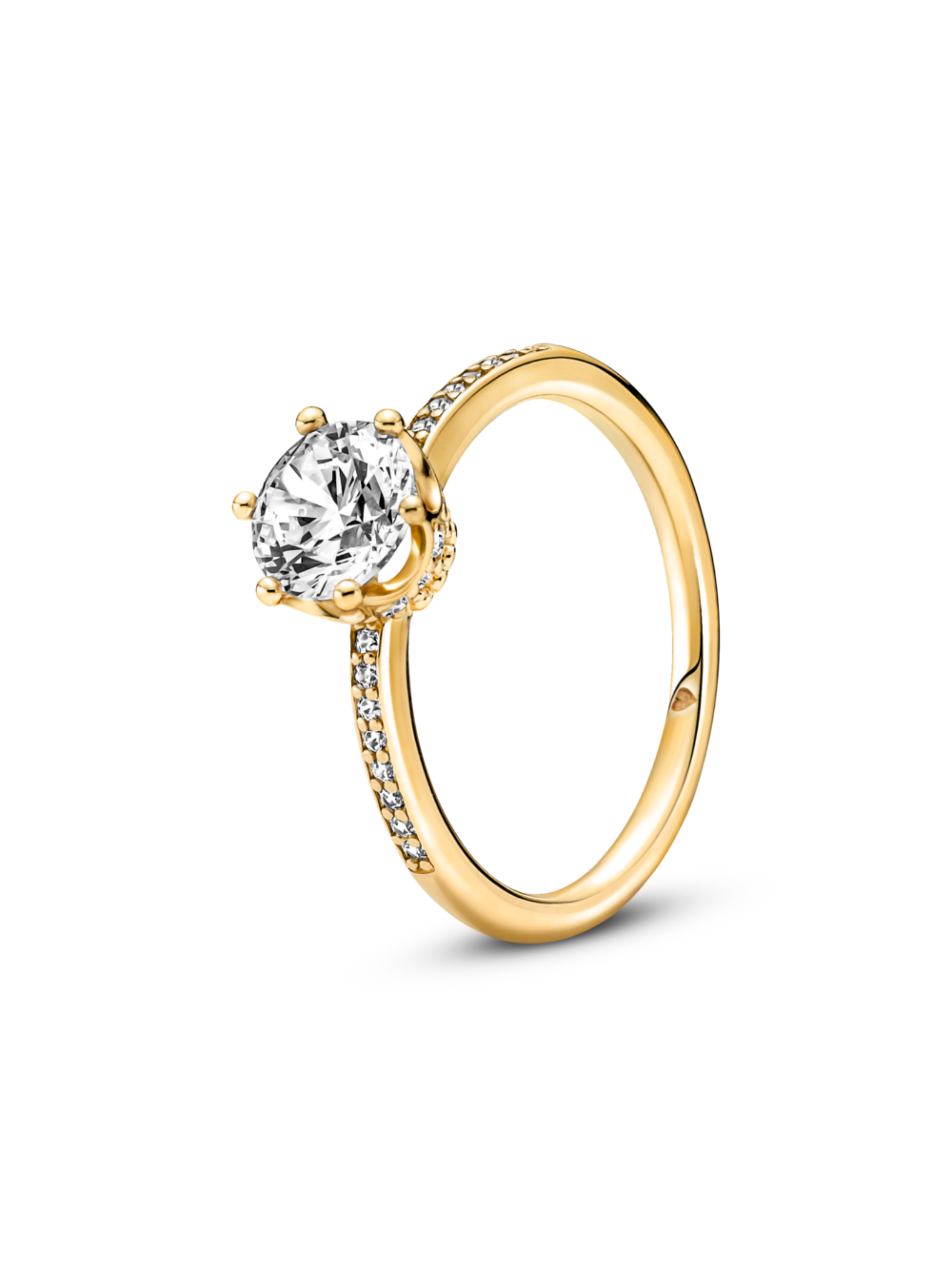 Anillo en Shine Corona Brillante Circonia Cúbica Clara-2
