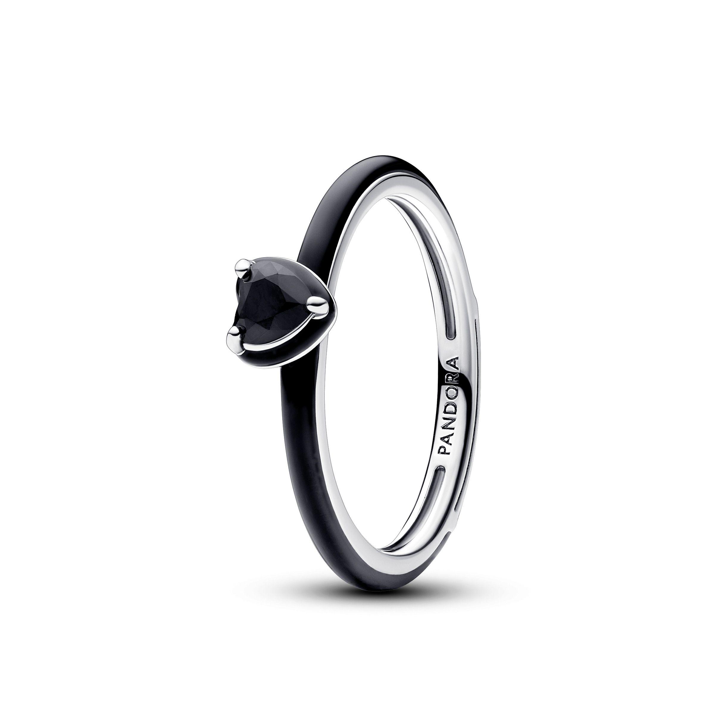 Anillo Pandora ME Corazón Chakra Negro-1
