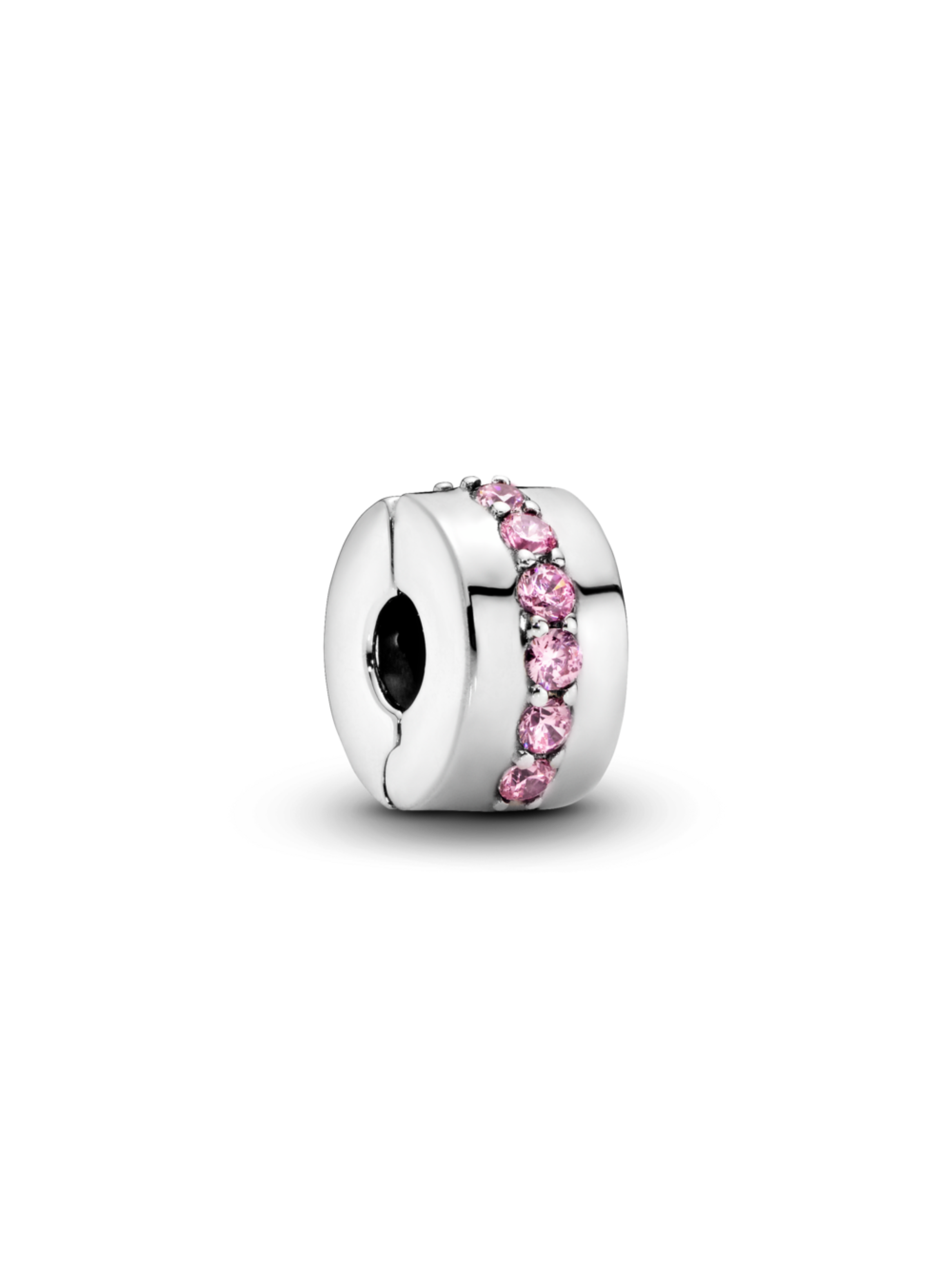Gift Set Pulsera con Clip en Plata Camino Primaveral Rosa-1