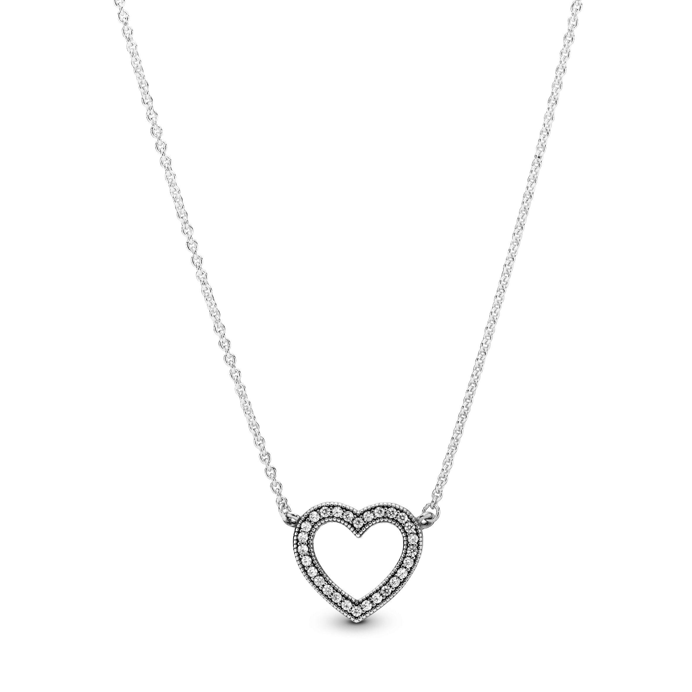 Collar en Plata Corazones Amorosos -0