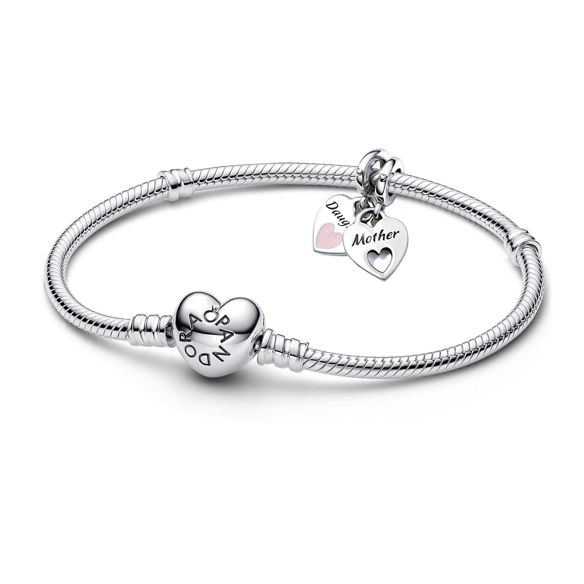 Gift Set Pulsera con Charm Colgante Divisible Mama e Hija-0