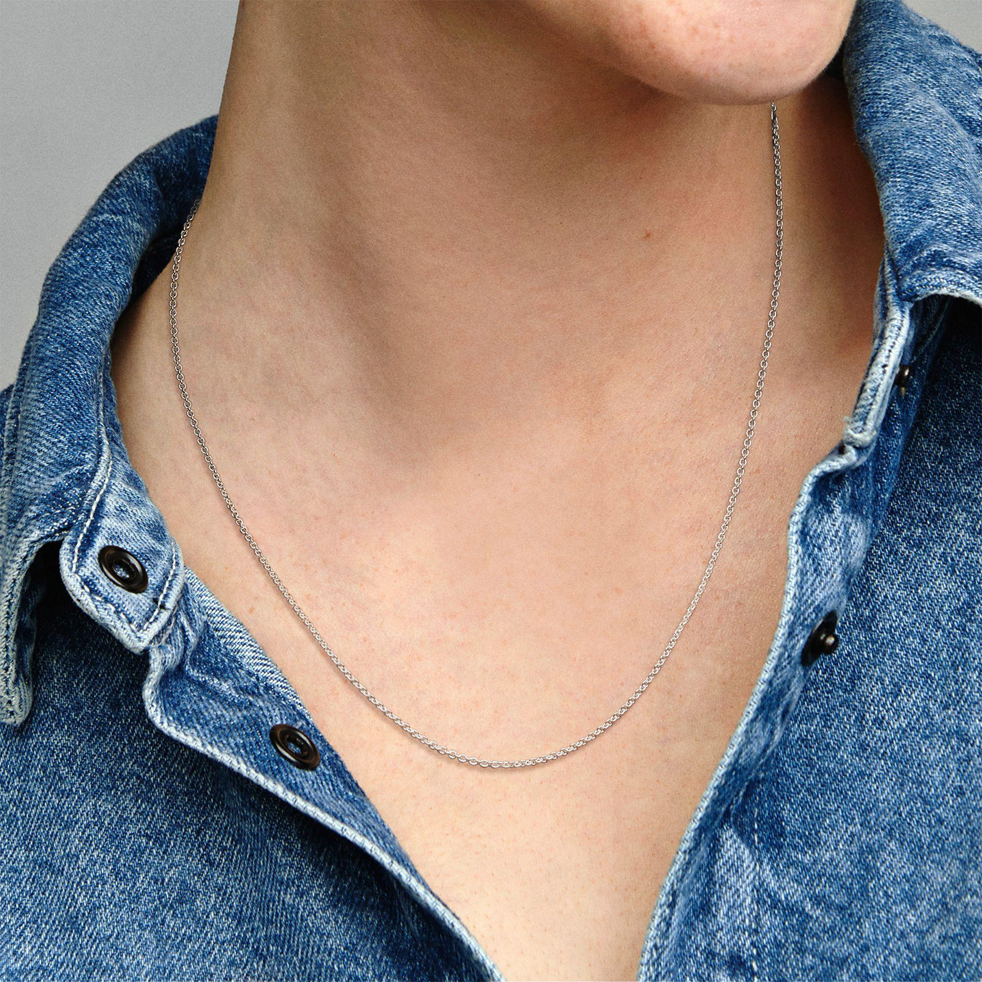 Collar Clásico Sin piedra 90 cm-1