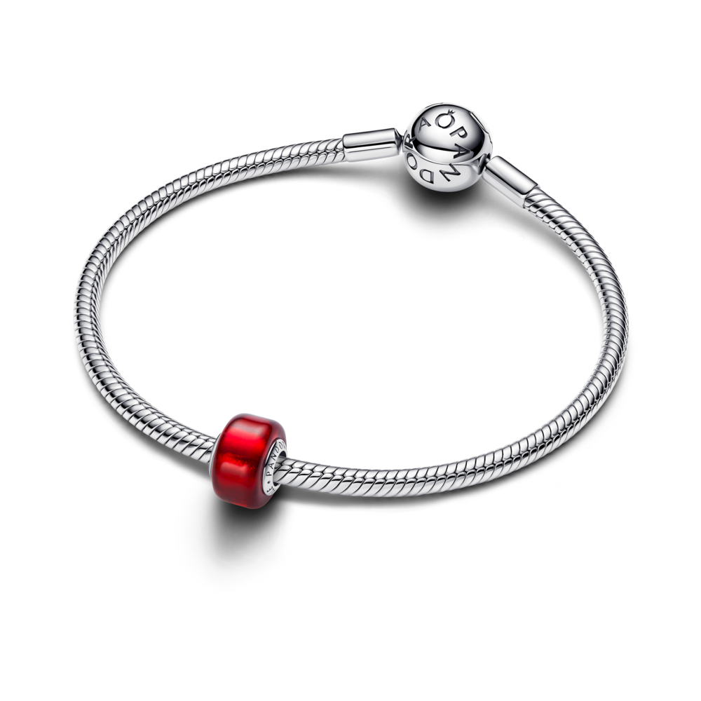 Charm de Cristal Murano Rojo-2