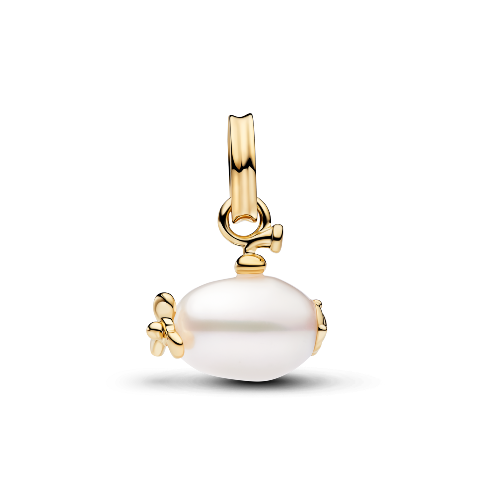 Charm Colgante Submarino de Perla Barroca Cultivada de Agua Dulce Tratada-1
