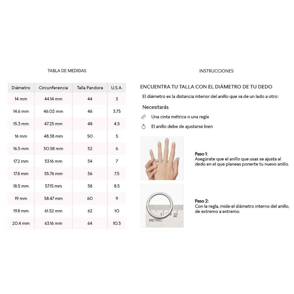 Anillo en Plata Corazón Elevado Brillante-3
