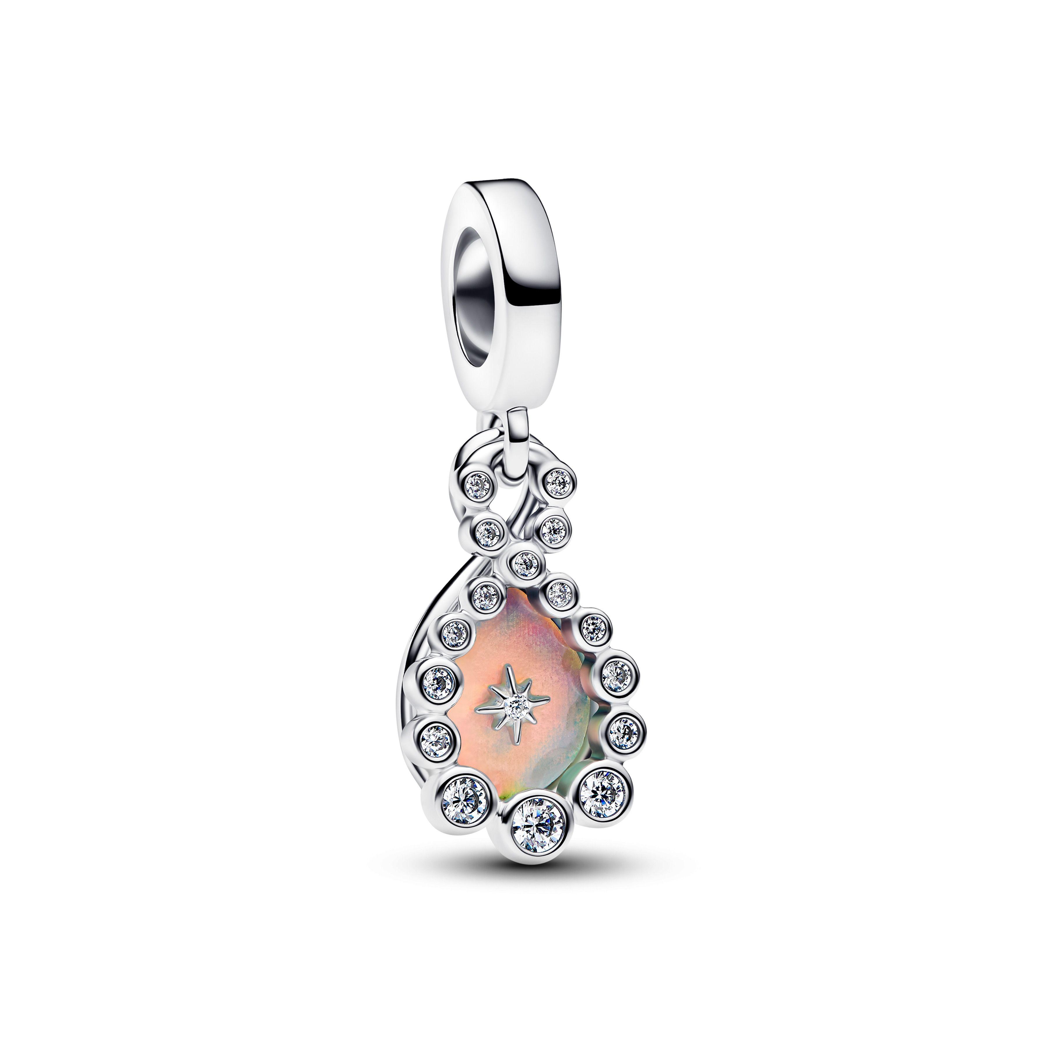 Charm Colgante Doble Infinito Opalescente-0