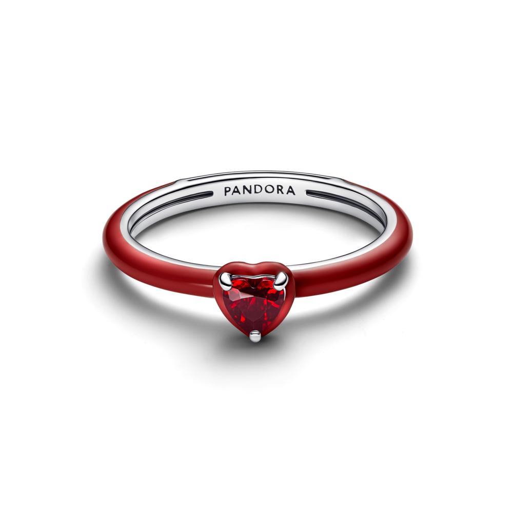 Anillo Corazón Chakra Rojo-0
