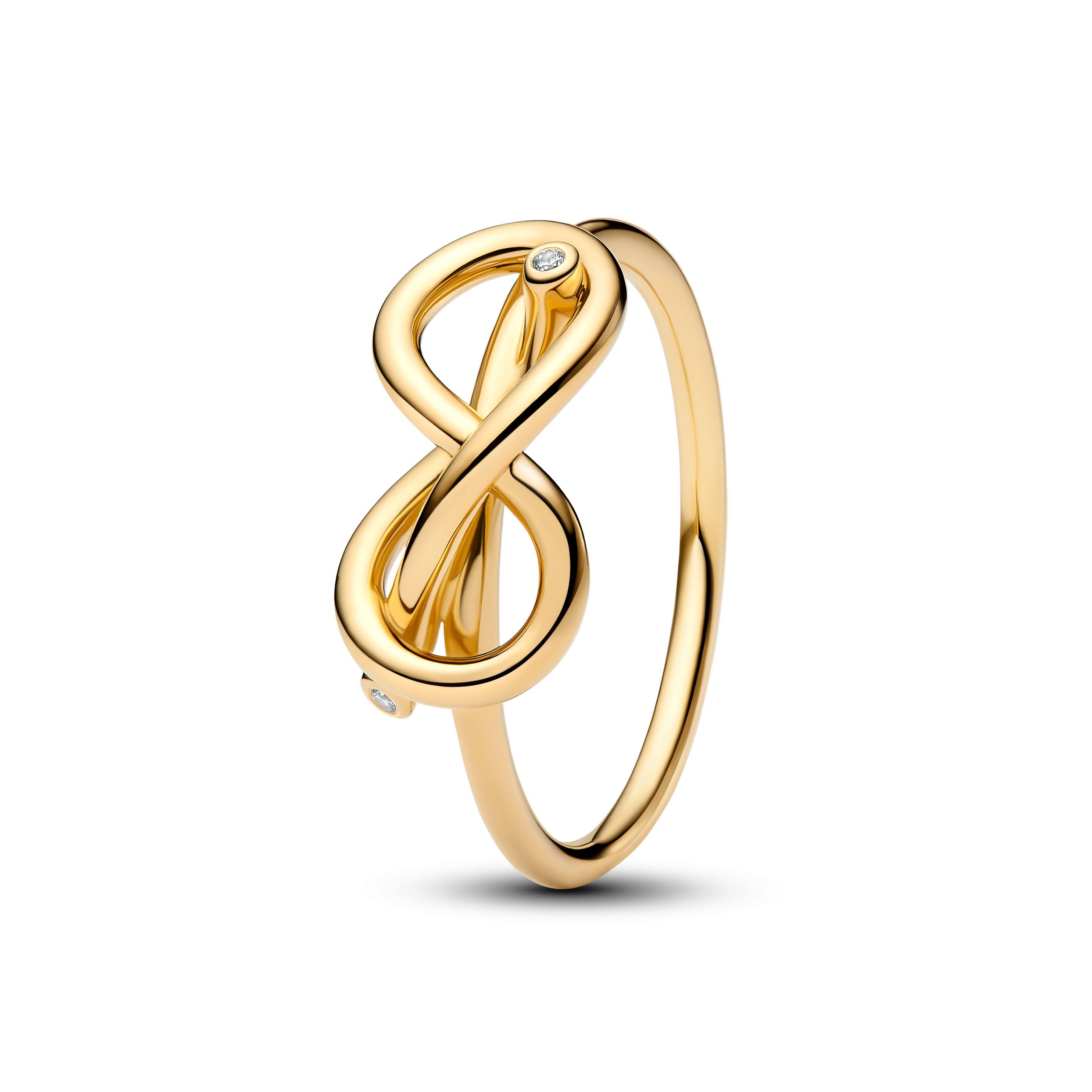 Anillo Nudo Recubrimiento Oro14K-1
