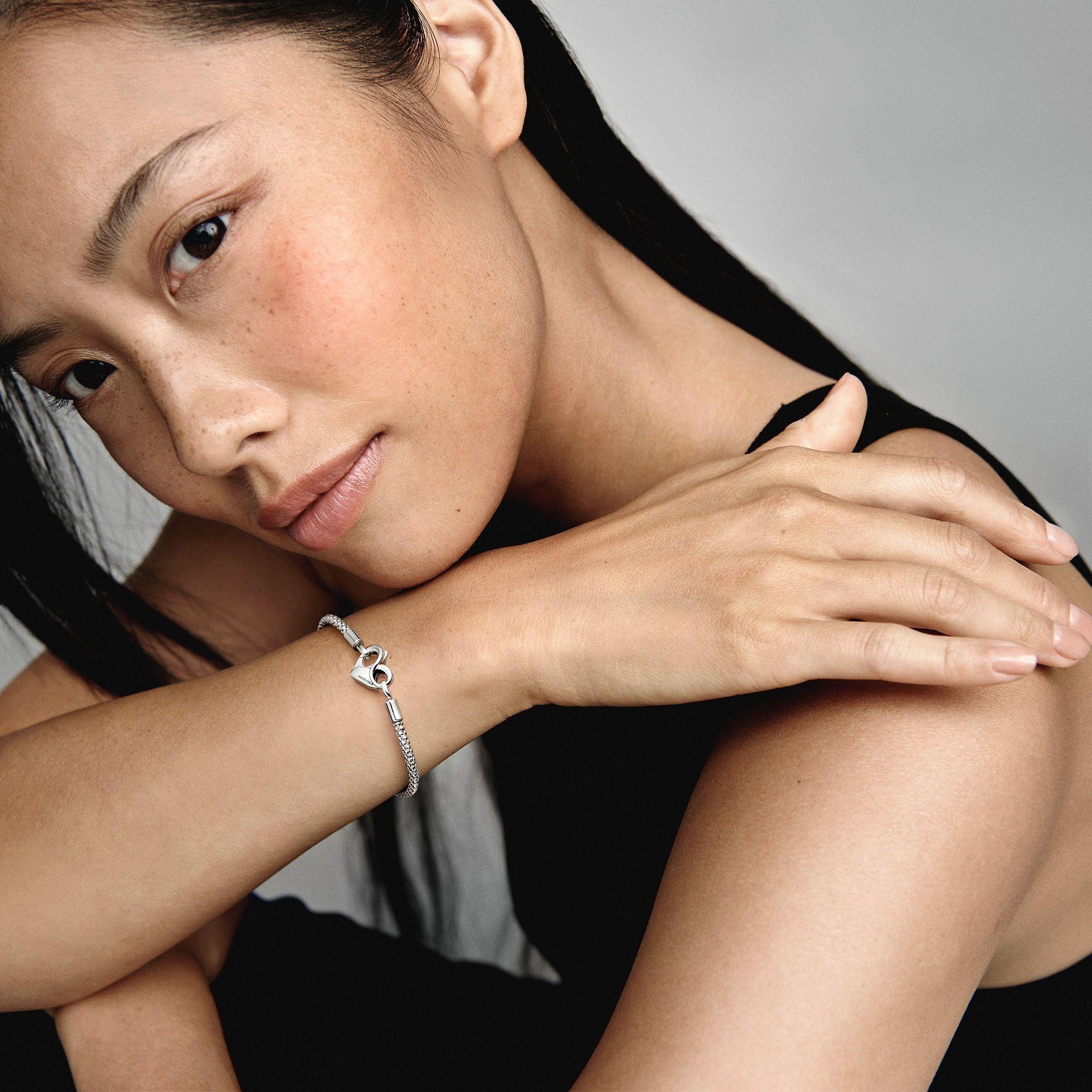 Brazalete Cadena de Serpiente Pandora Moments Plata-2