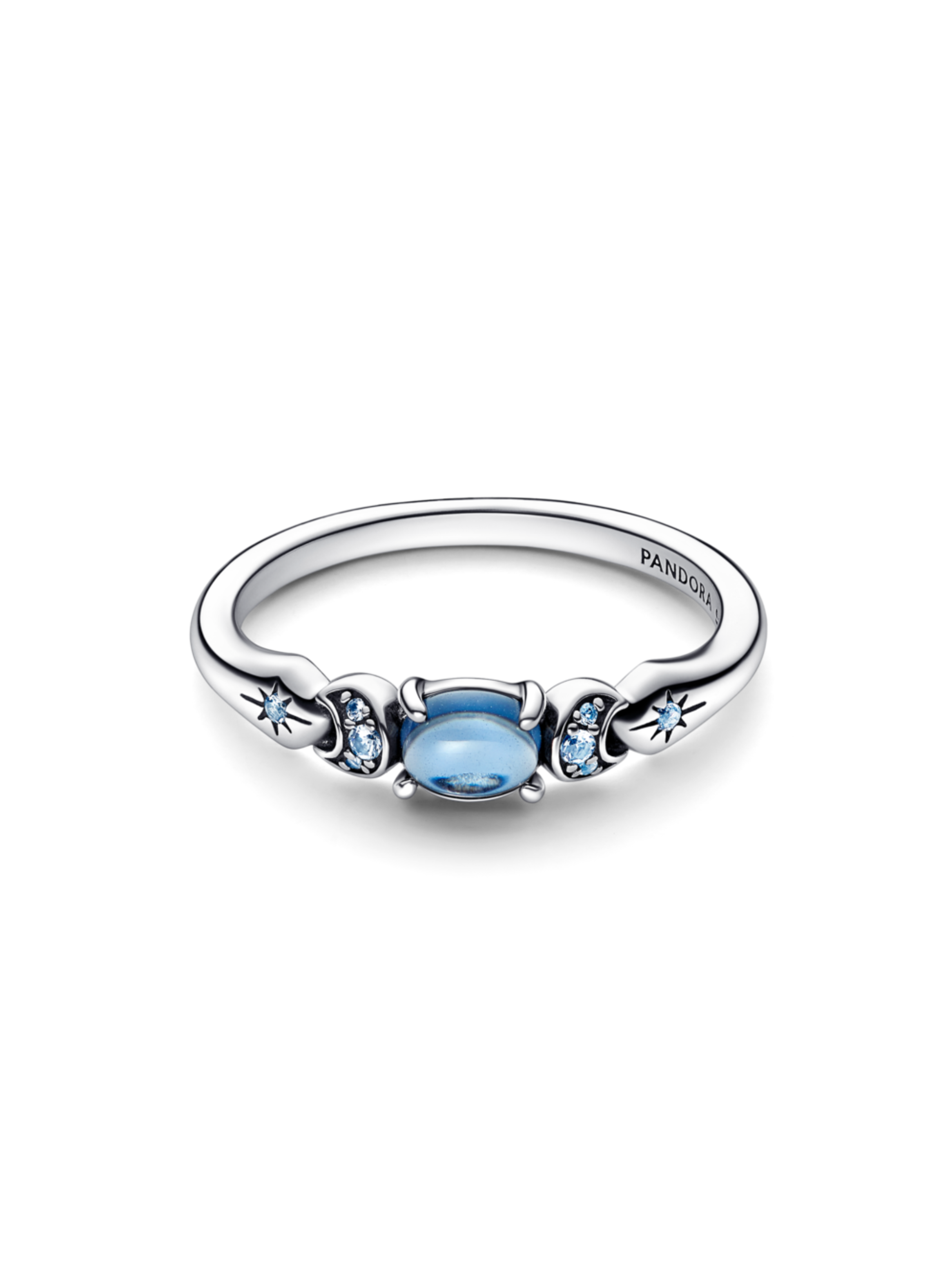 Anillo en Plata  Disney Aladdin Princesa Jazmin Cristales -0