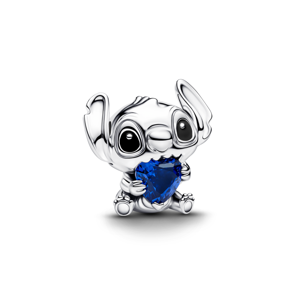 Charm Corazón Azul Stitch de Disney-0