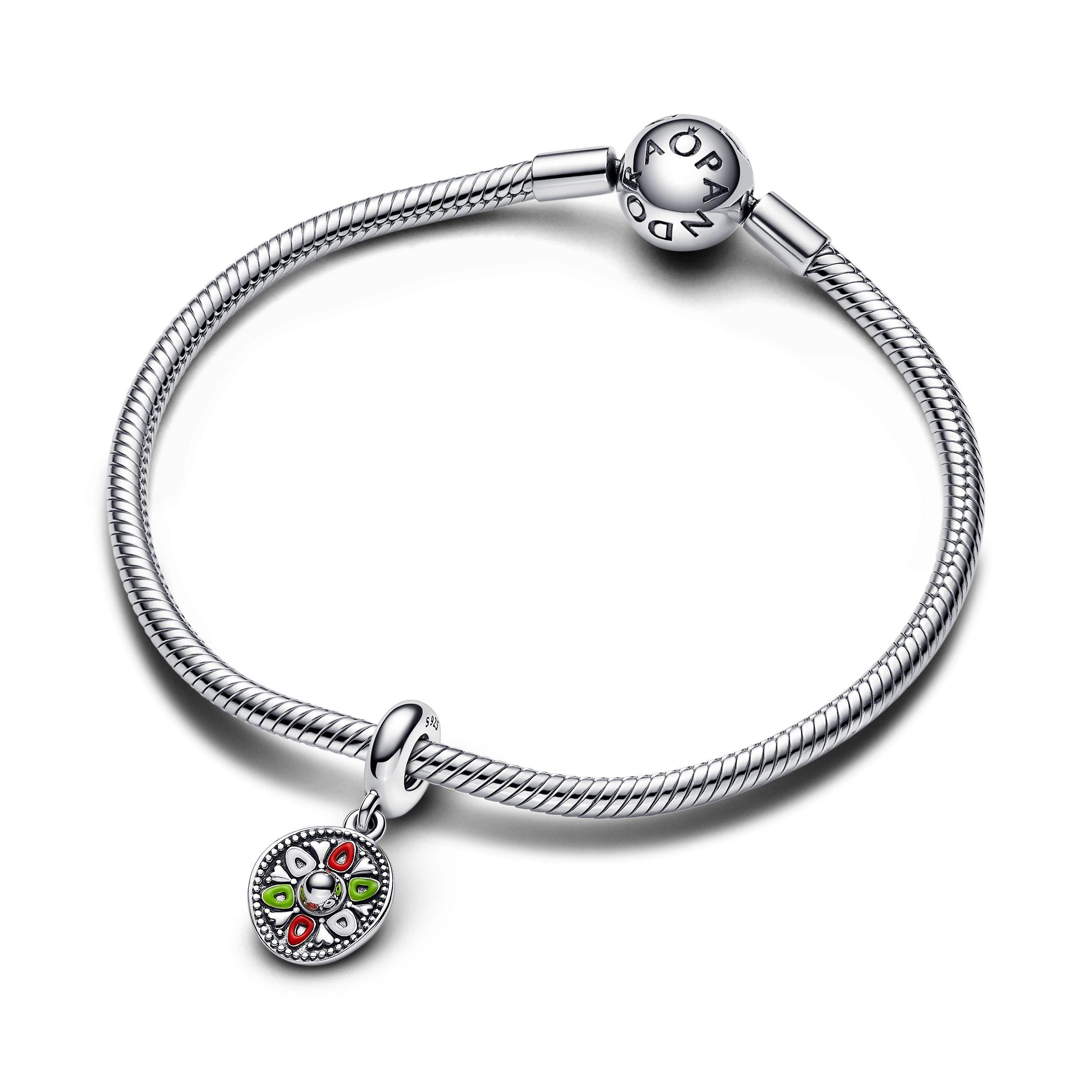 Charm Colgante en Plata Sombrero  Esmaltes Diversos-2