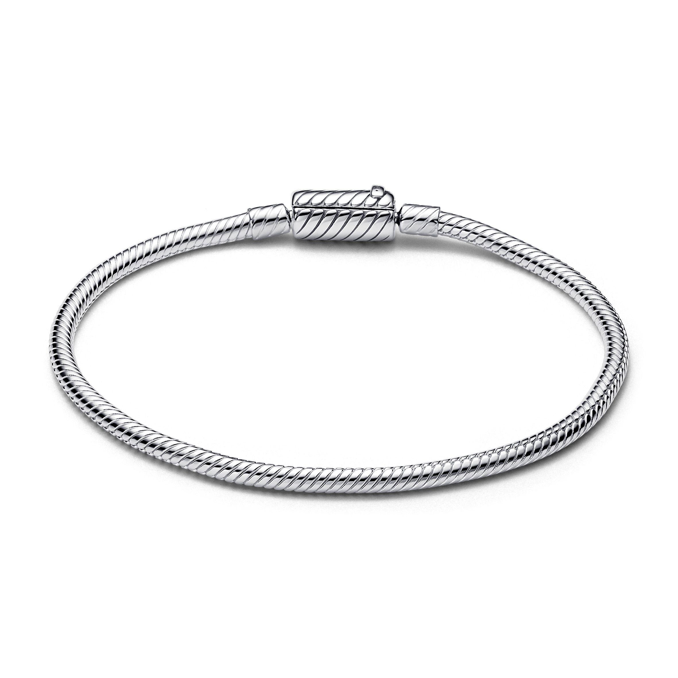 Brazalete Pandora Moments Cadena de Serpiente con Cierre Deslizante Magnético-1