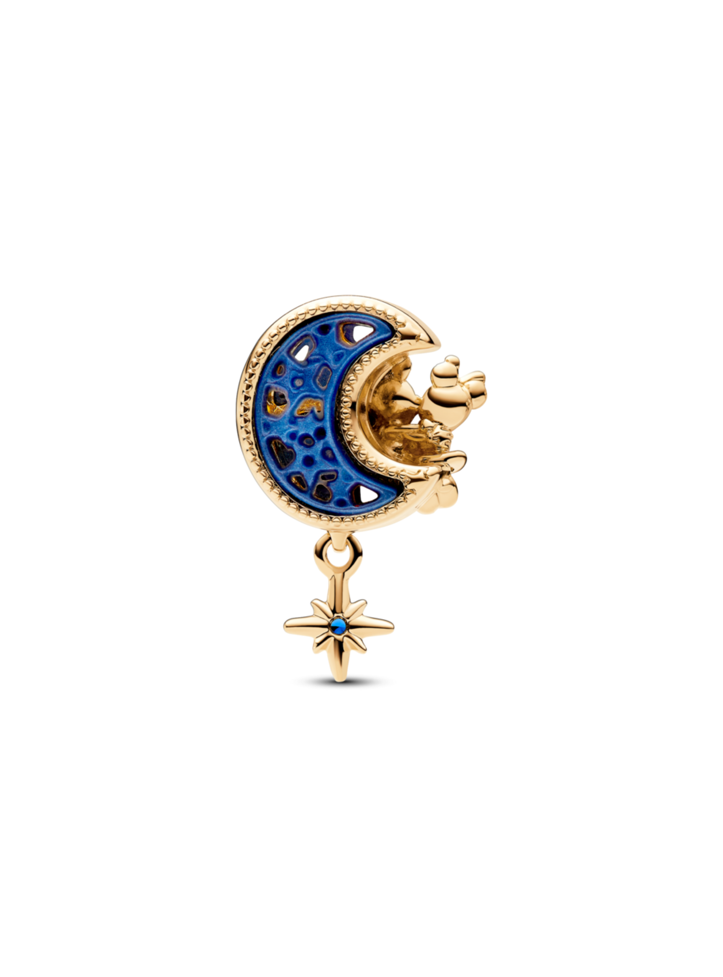 Charm en PANDORA Shine Mickey y Minnie Mouse Luna Creciente-0