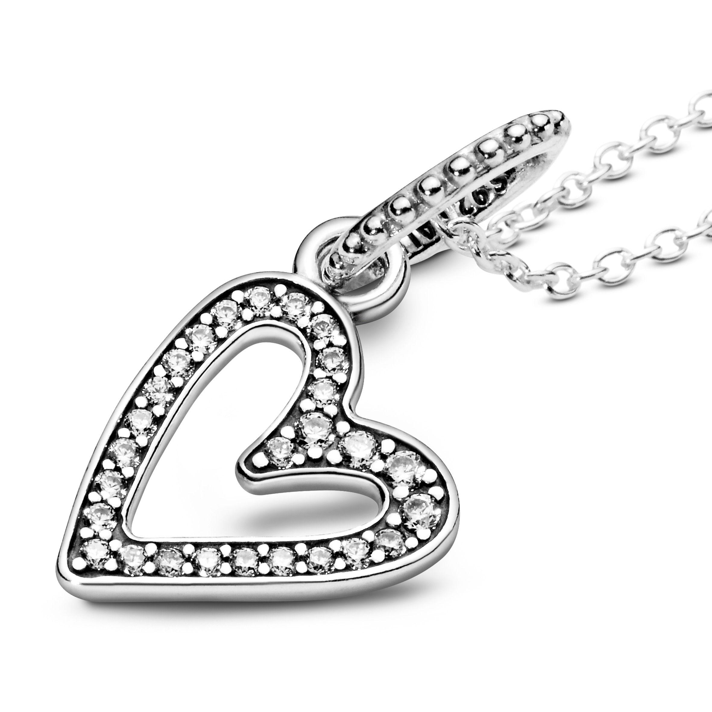 Collar Corazón Diseño Libre Resplandeciente-1