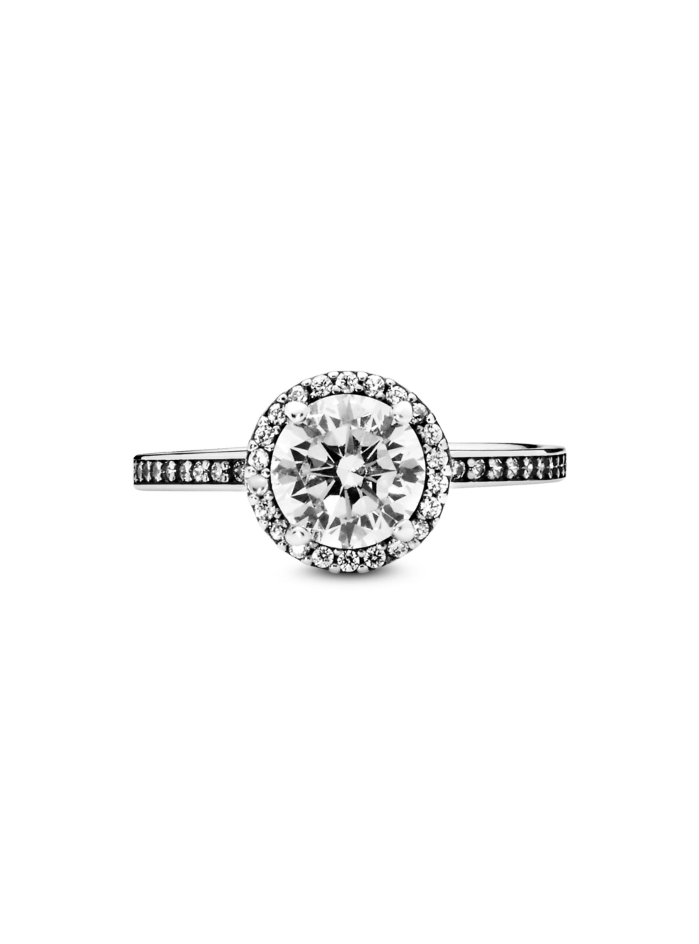 Anillo en Plata Elegancia Clásica Circonia Cúbica Clara-0