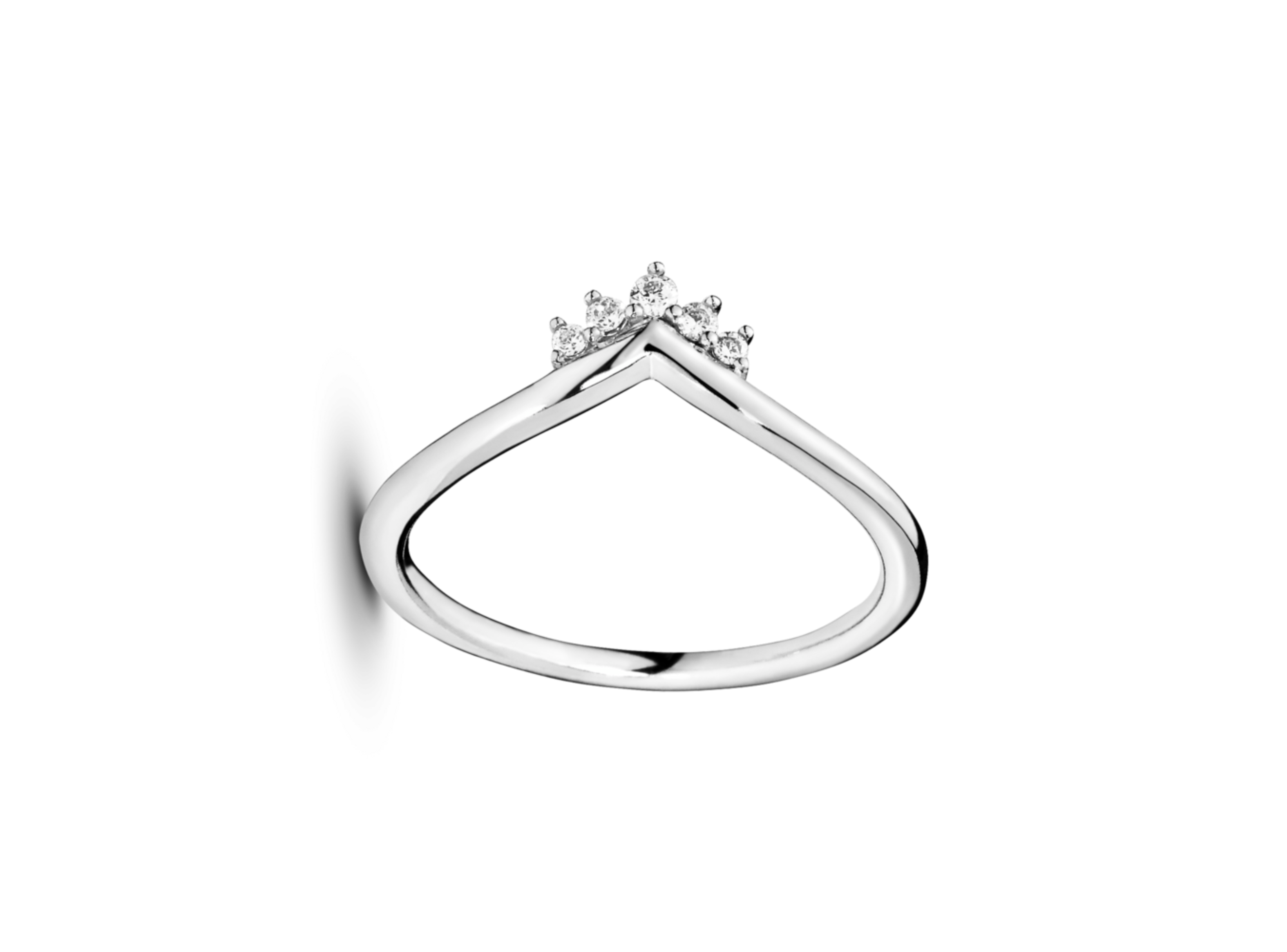 Anillo en Plata Espoleta Tiara Circonia Cúbica Clara-0