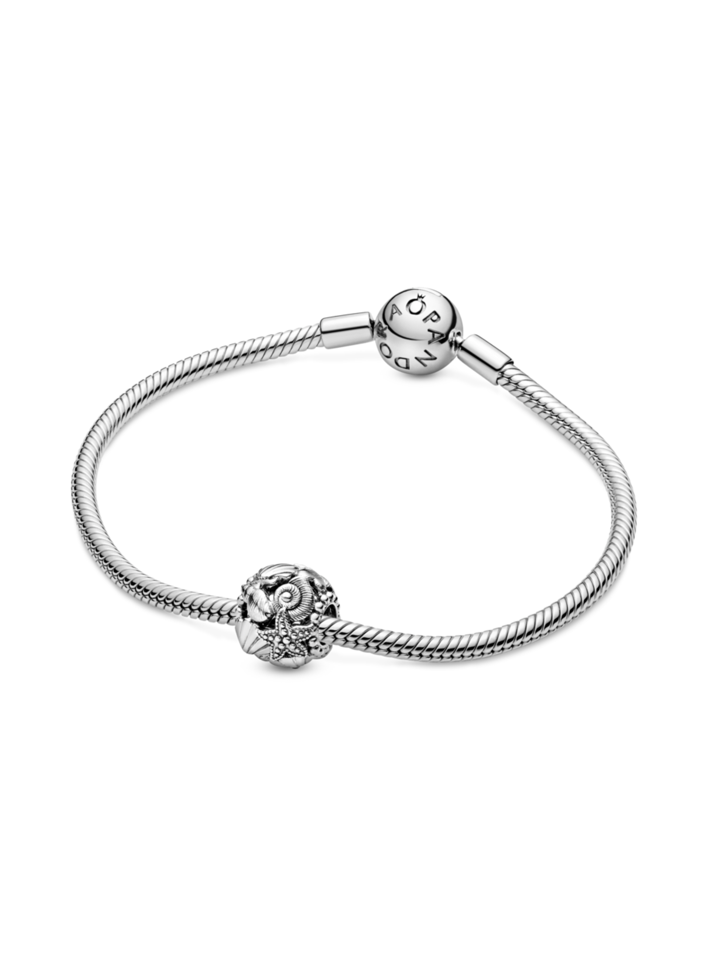 Charm Calado Estrella de Mar, Conchas y Corazones Sin piedra -2