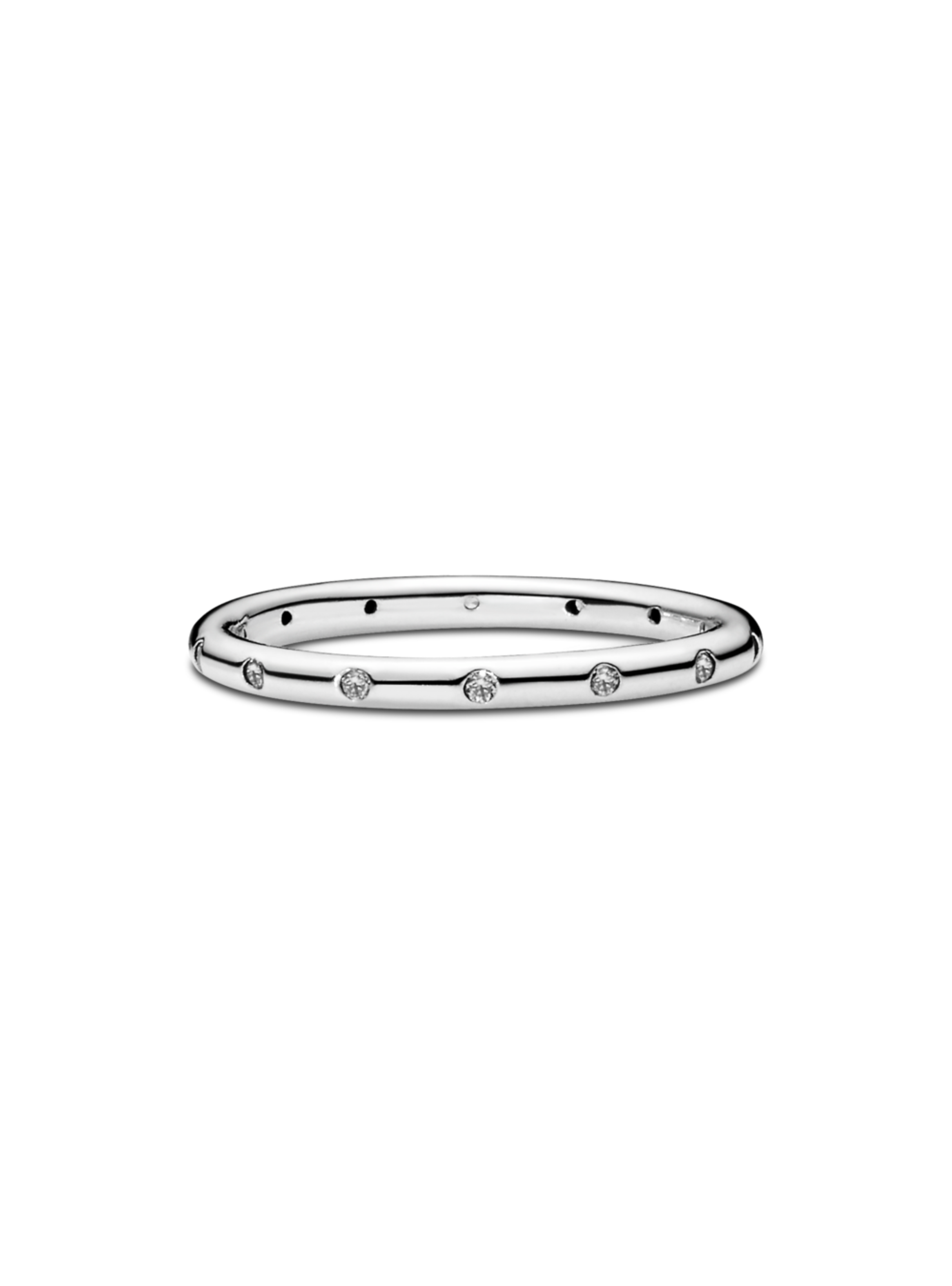 Anillo Sencillo Reluciente Pandora en Plata-1