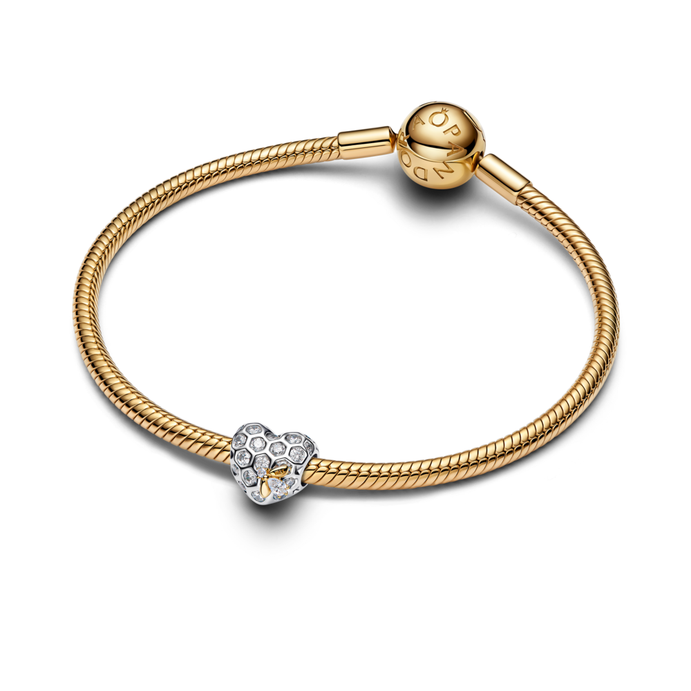 Charm Corazón con Abeja y Panal de Bridgerton-2