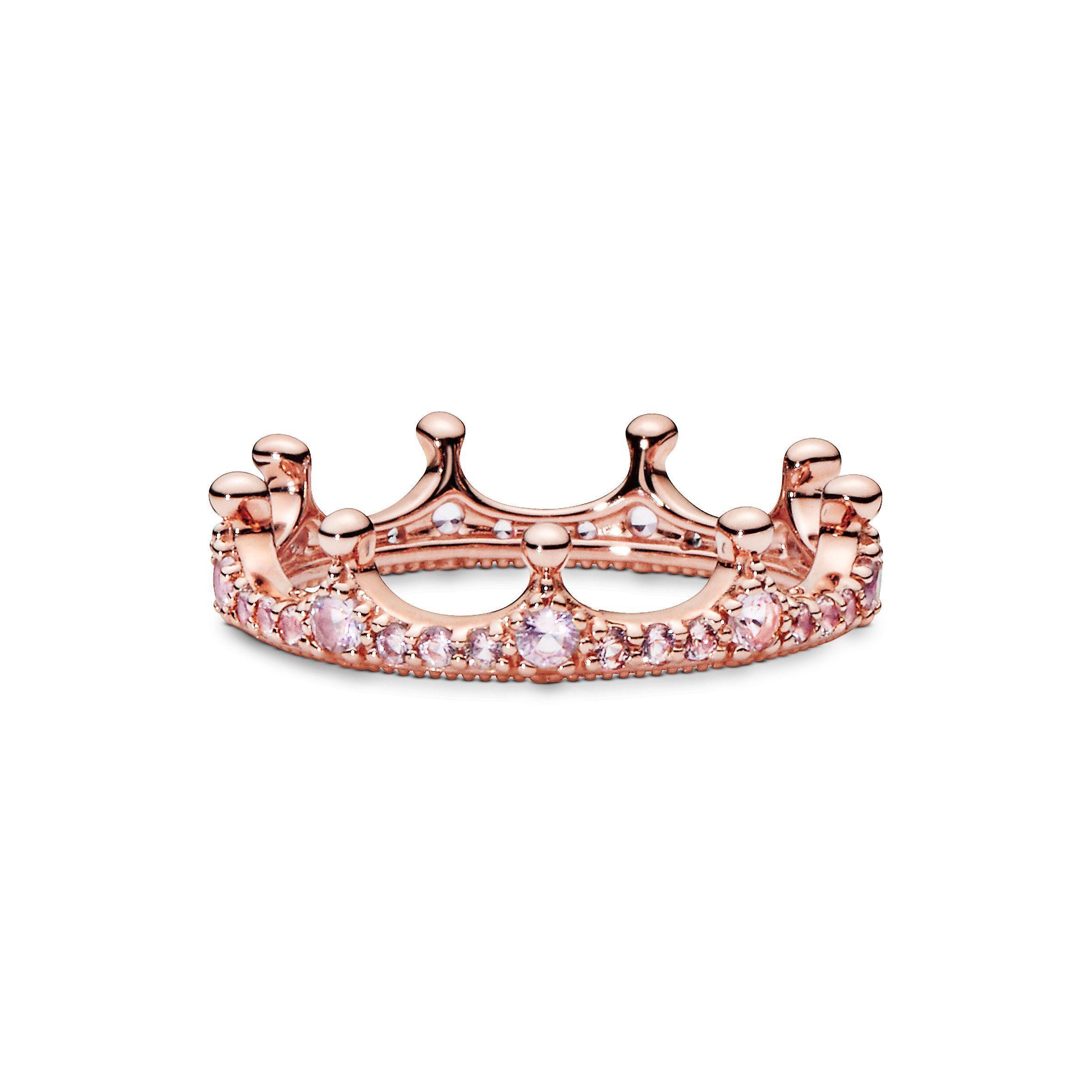 Anillo Corona Encantada en Rose-0