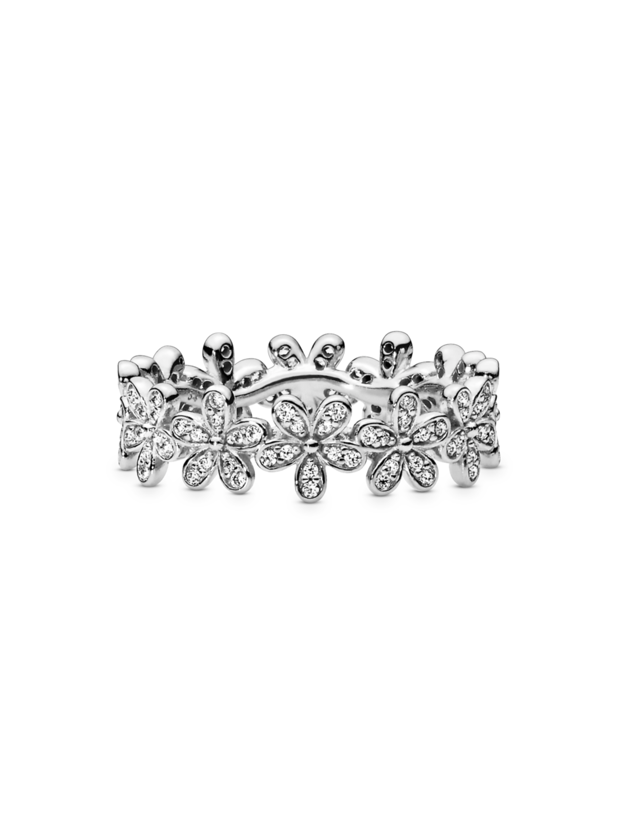 Anillo en plata Prado de Margaritas Deslumbrantes-0