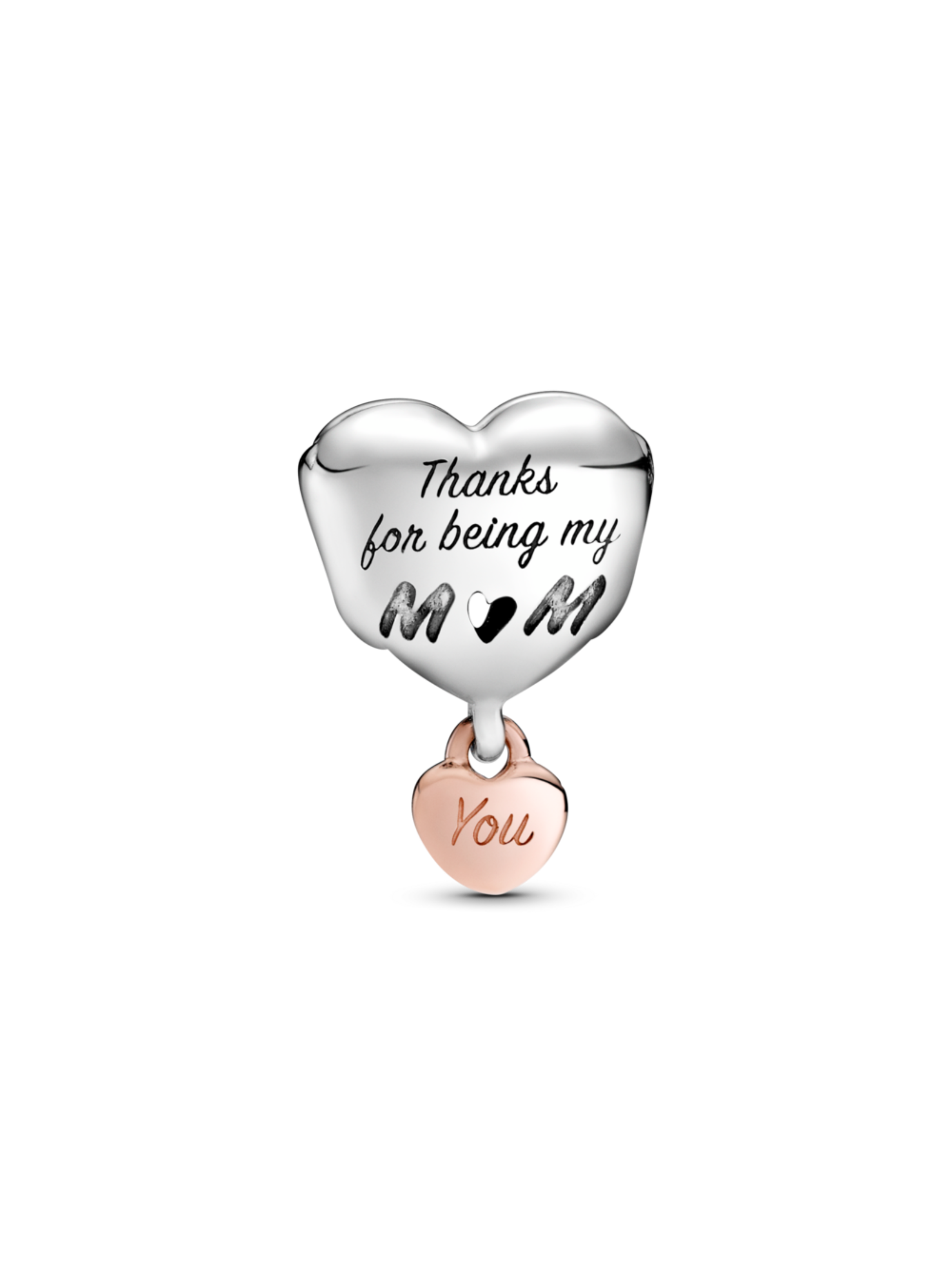 Gift set Pulsera con Dije Mom y Clip en Plata-2