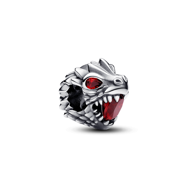 Charm en plata Dragon de Juego de Tronos-0