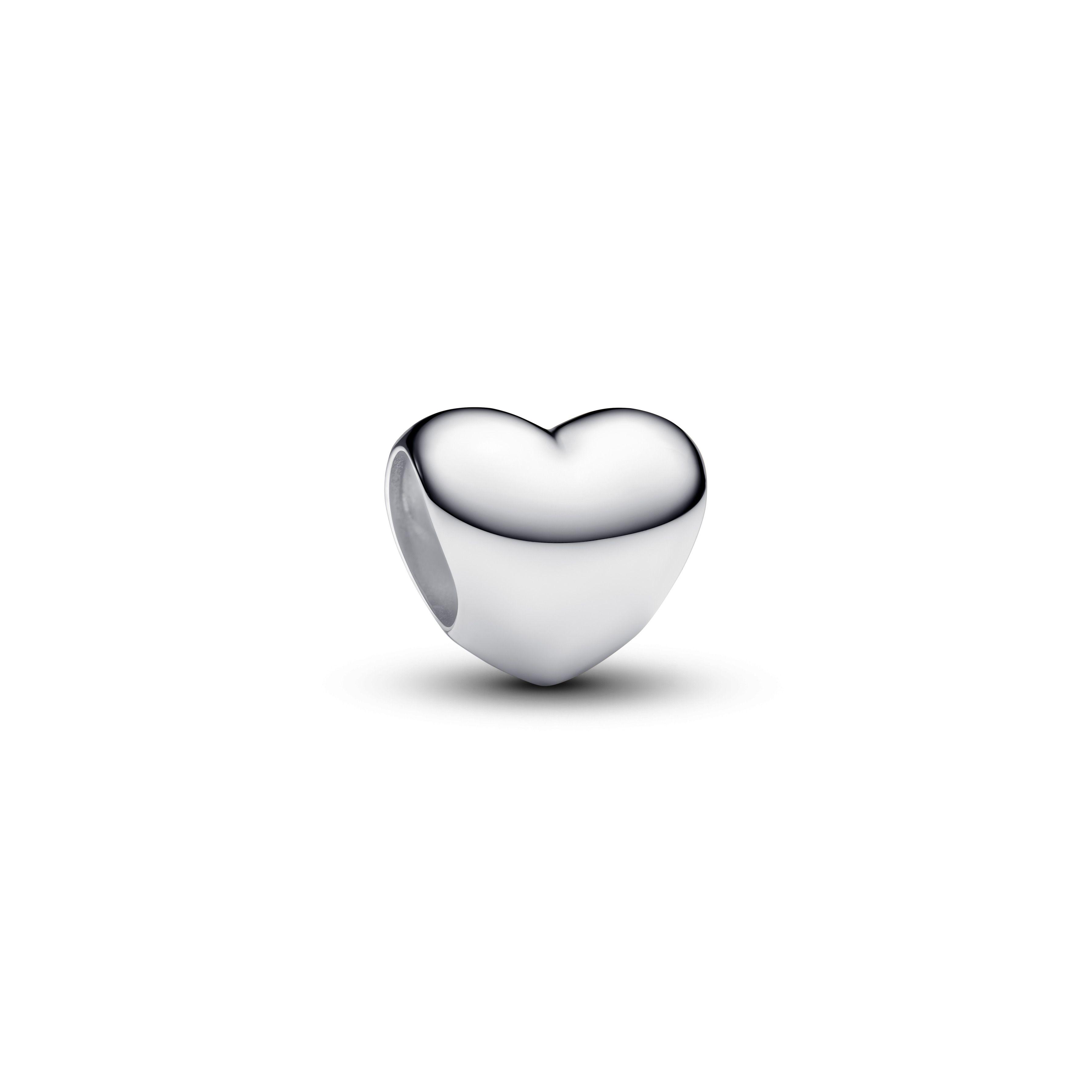 Mini Charm Corazón Plateado-0