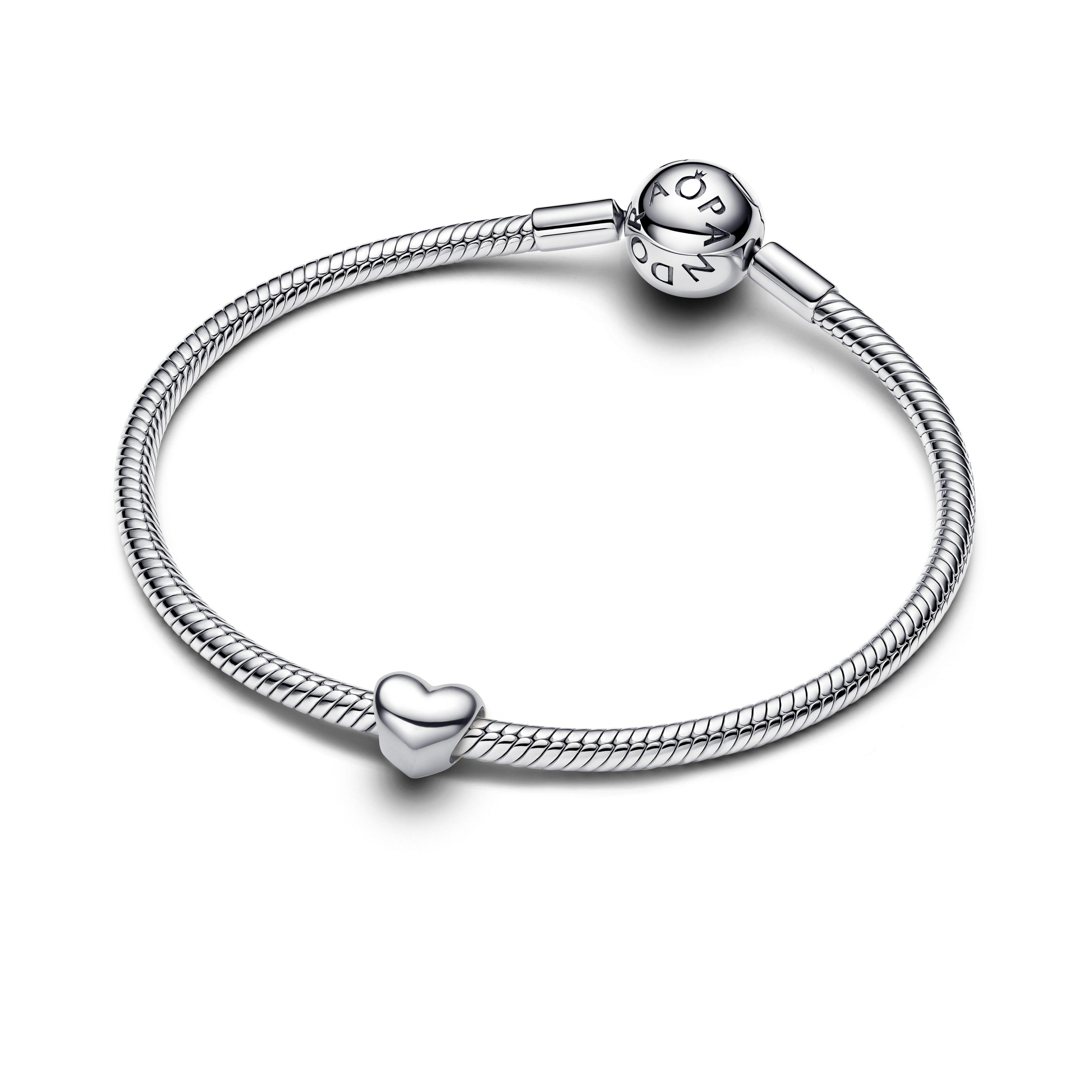 Mini Charm Corazón Plateado-2