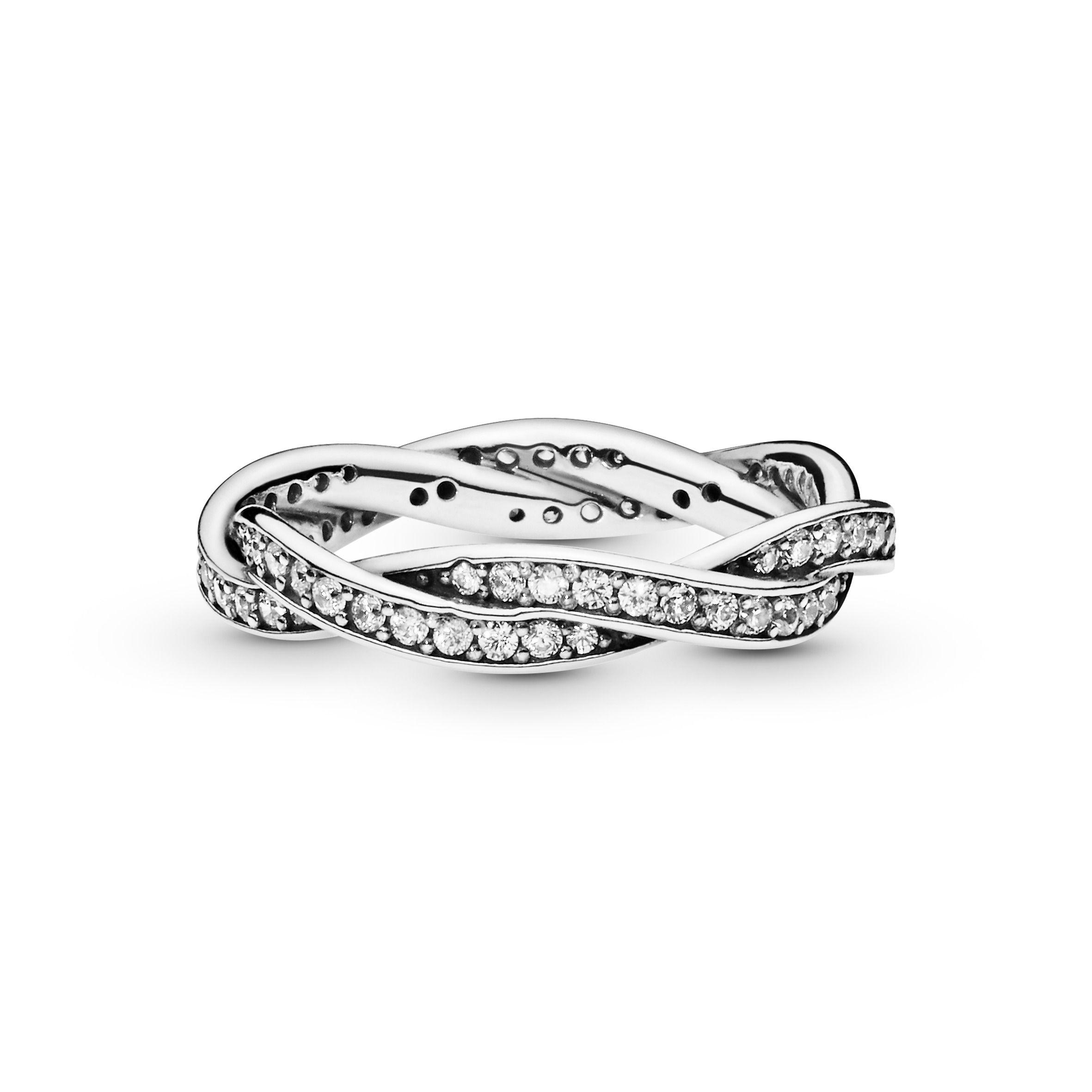Anillo en Plata Giro del Destino y Circonia Clara-0