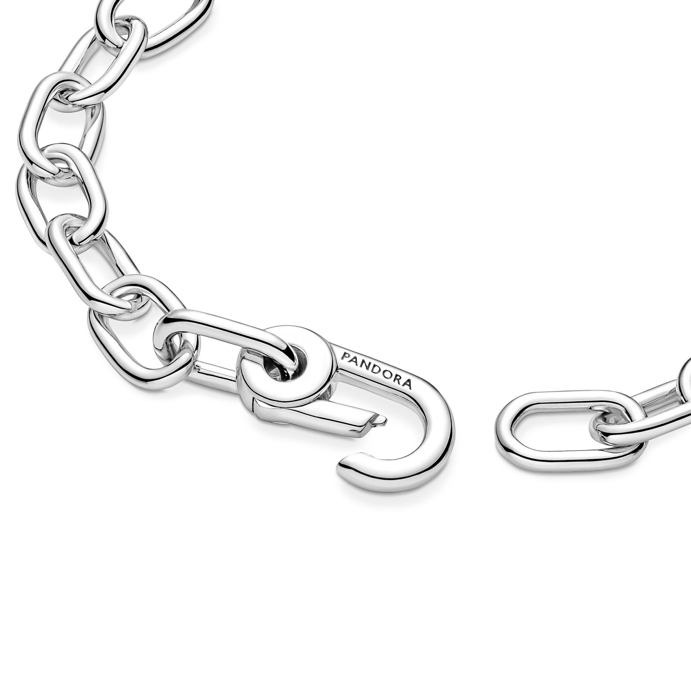 Brazalete de Cadena de Eslabones Dos Conectores Pandora Me-2